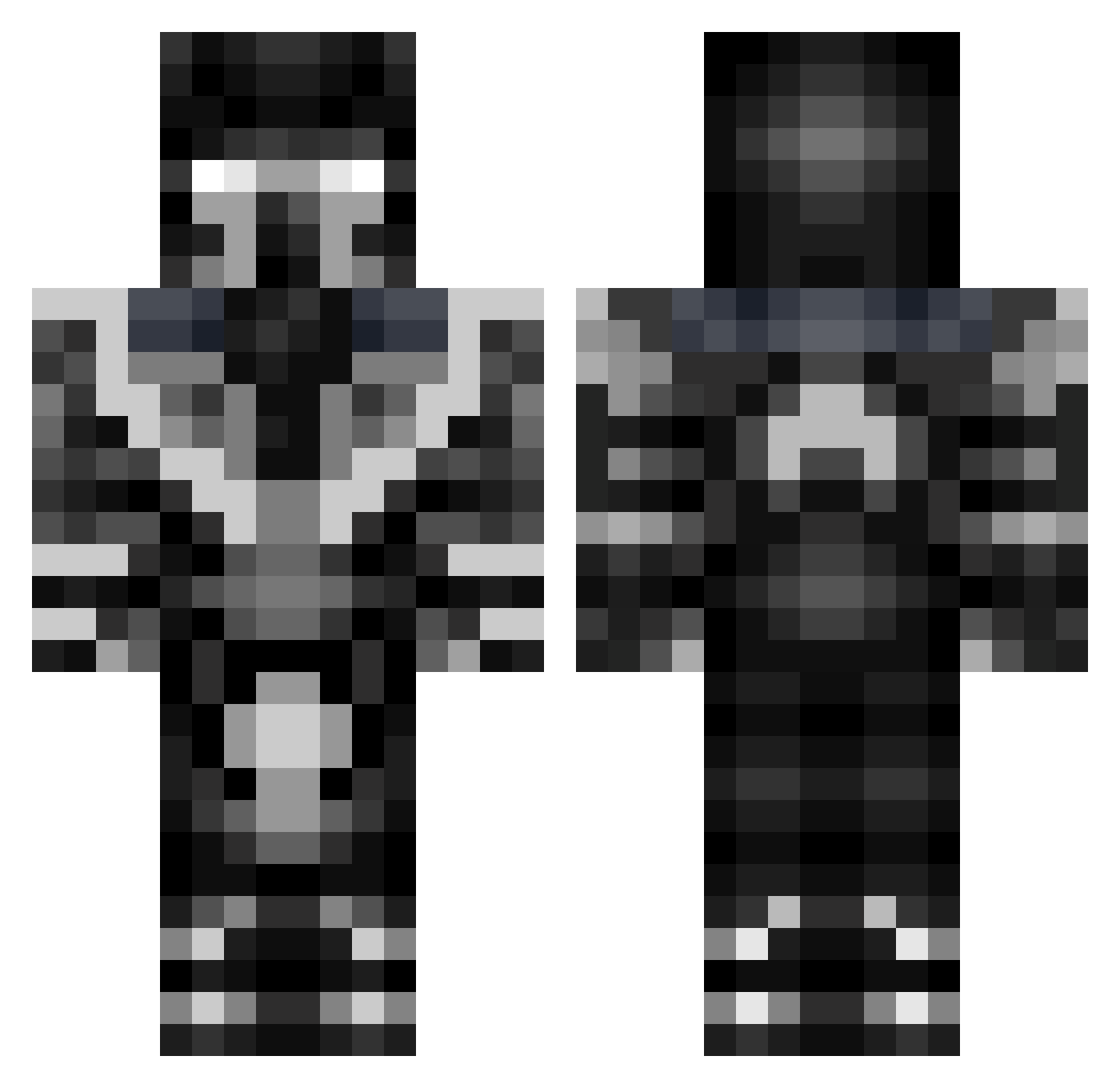 LaCota905 Minecraft skin, front and back view
