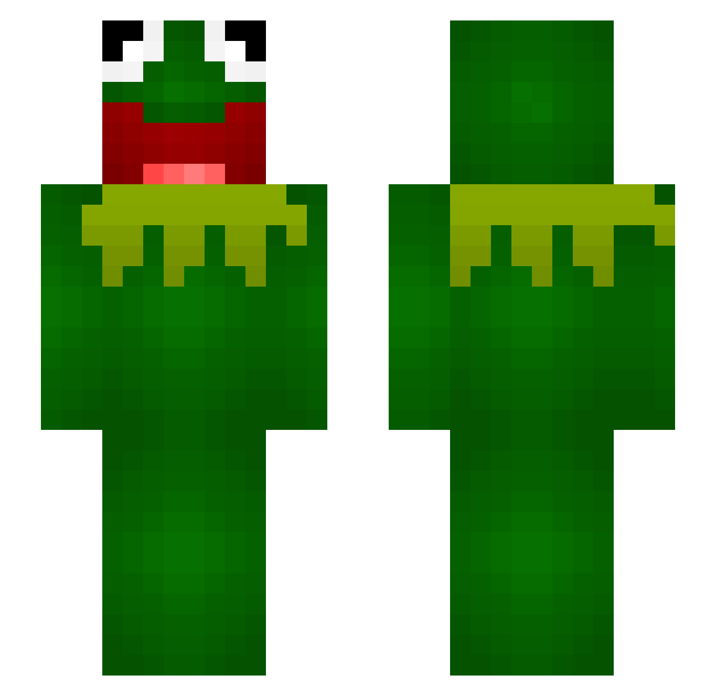 balikbaskan Minecraft skin, front and back view