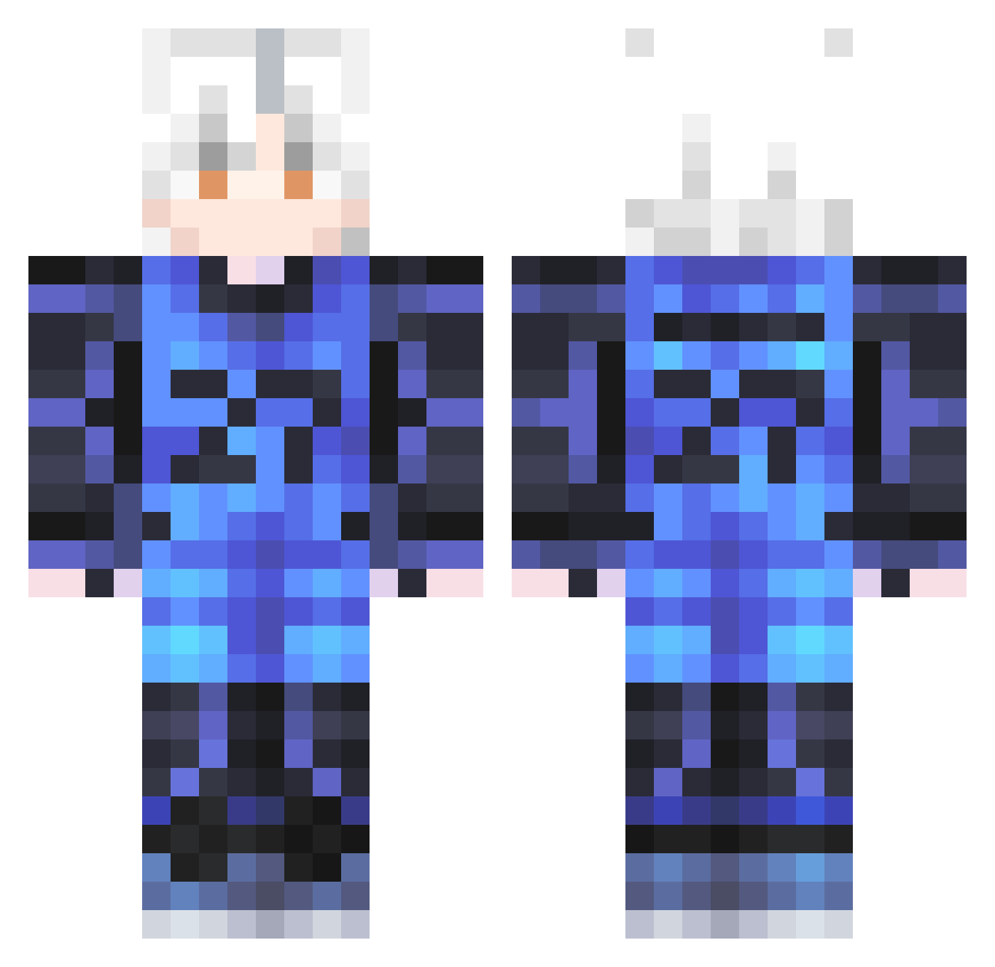 Sandd_s Minecraft skin, front and back view