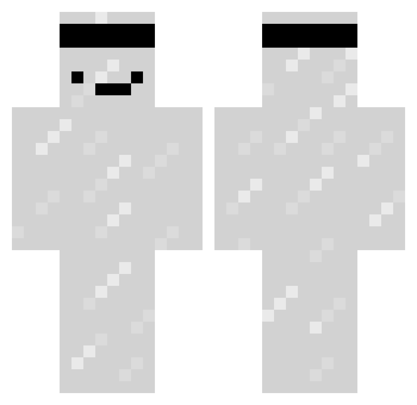 TomaToma21 Minecraft skin, front and back view