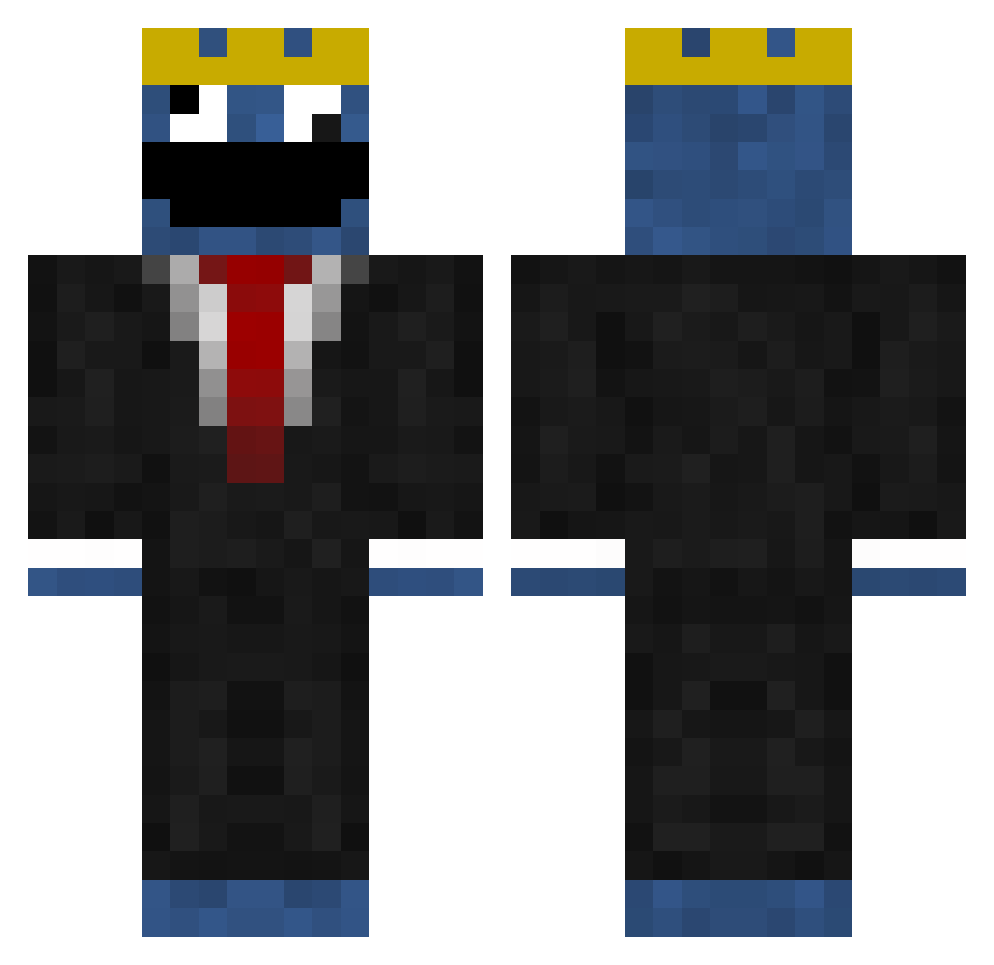 imreallyblatanto Minecraft skin, front and back view