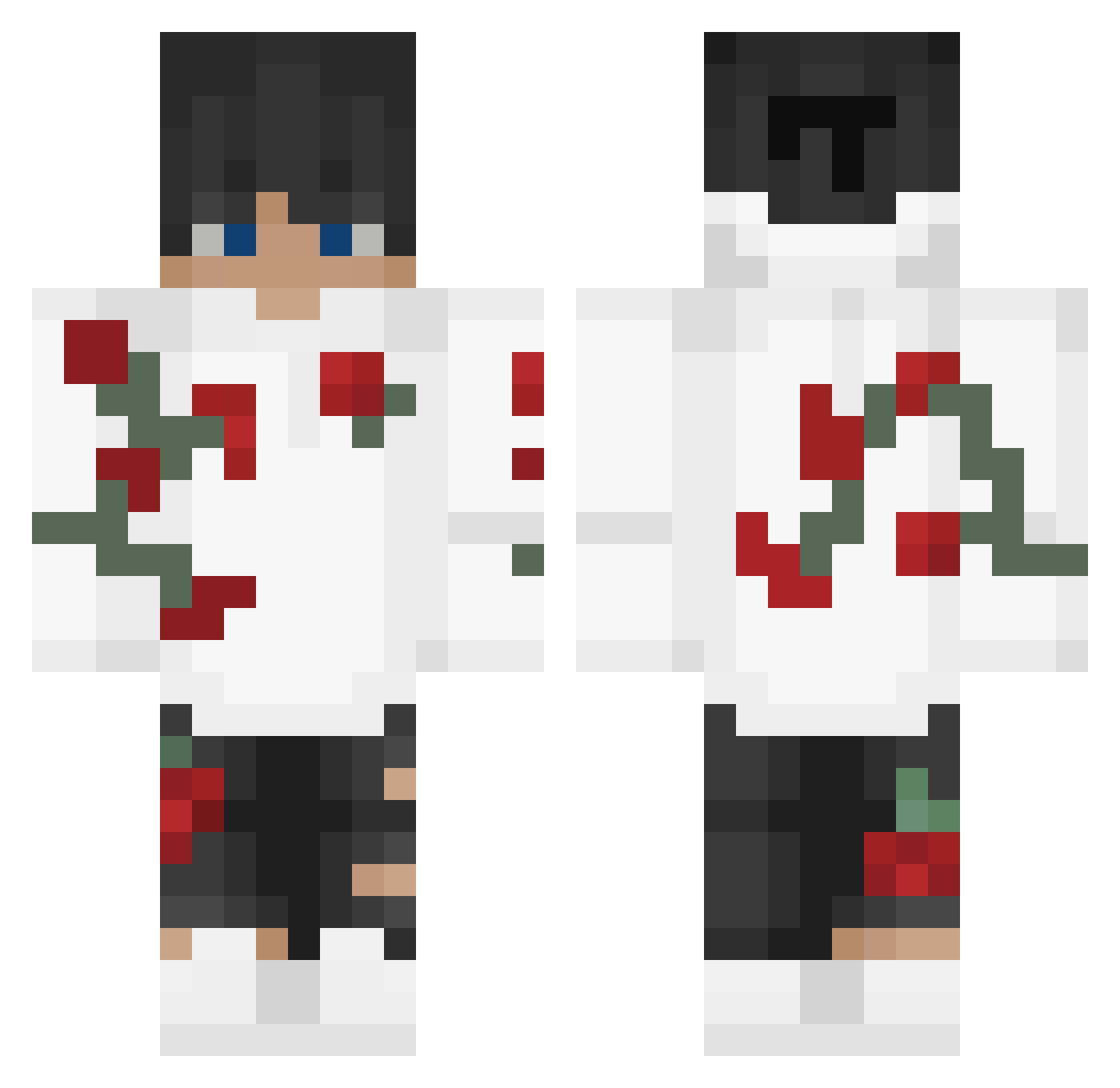 xXQuickscopesXx Minecraft skin, front and back view