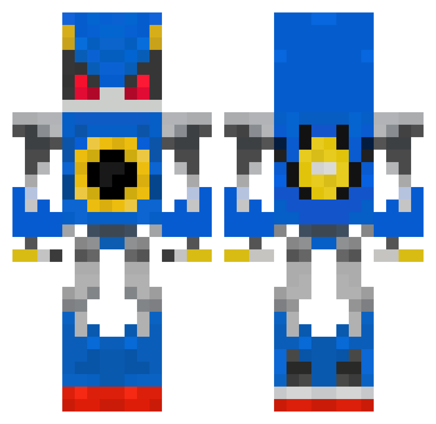 MRMunchkinzman Minecraft skin, front and back view