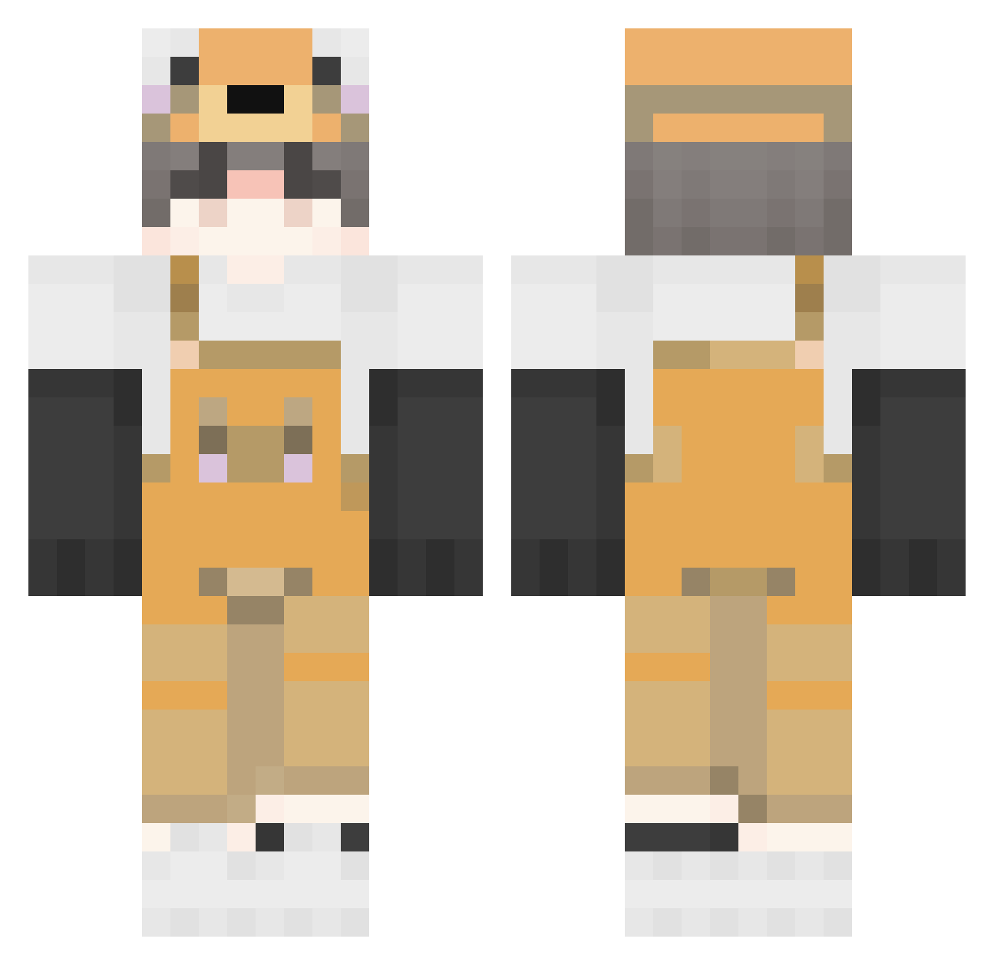 LeonGmr84 Minecraft skin, front and back view