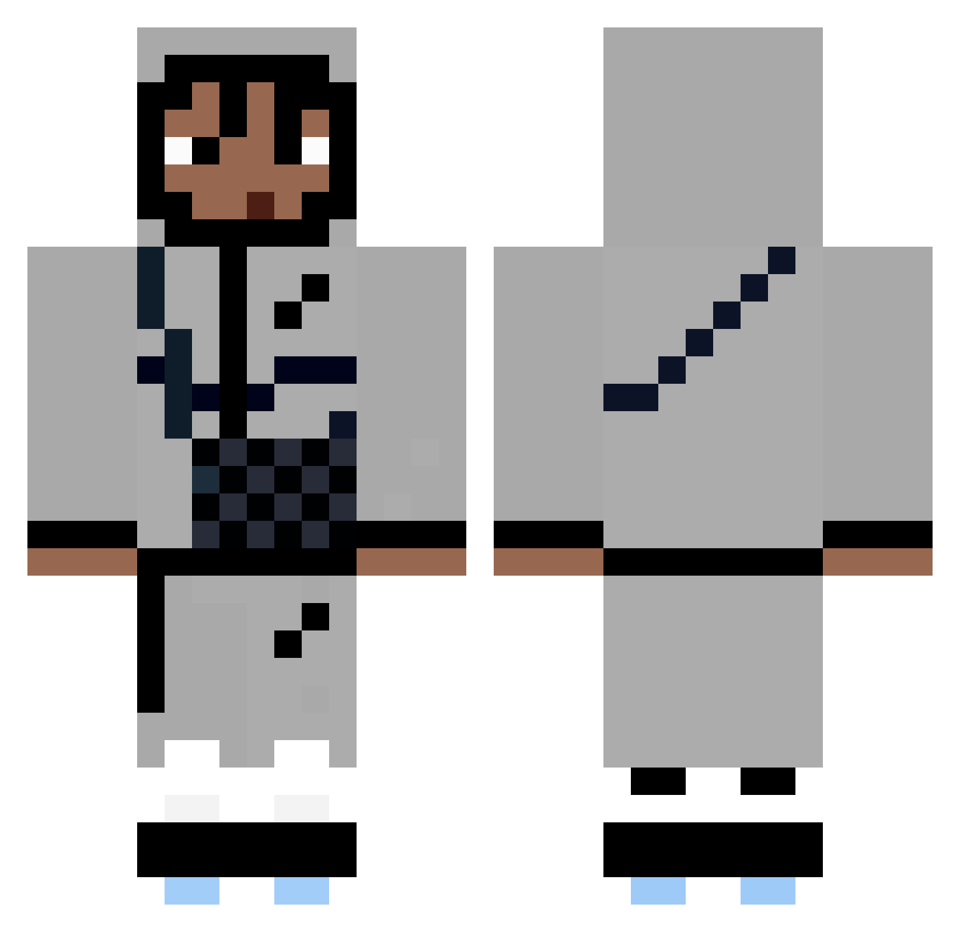 Bartoliinii Minecraft skin, front and back view