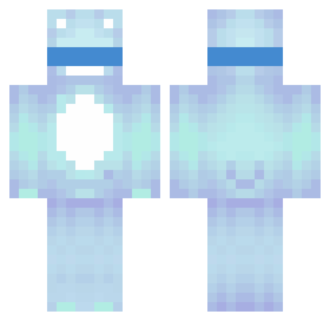 zwk1 Minecraft skin, front and back view
