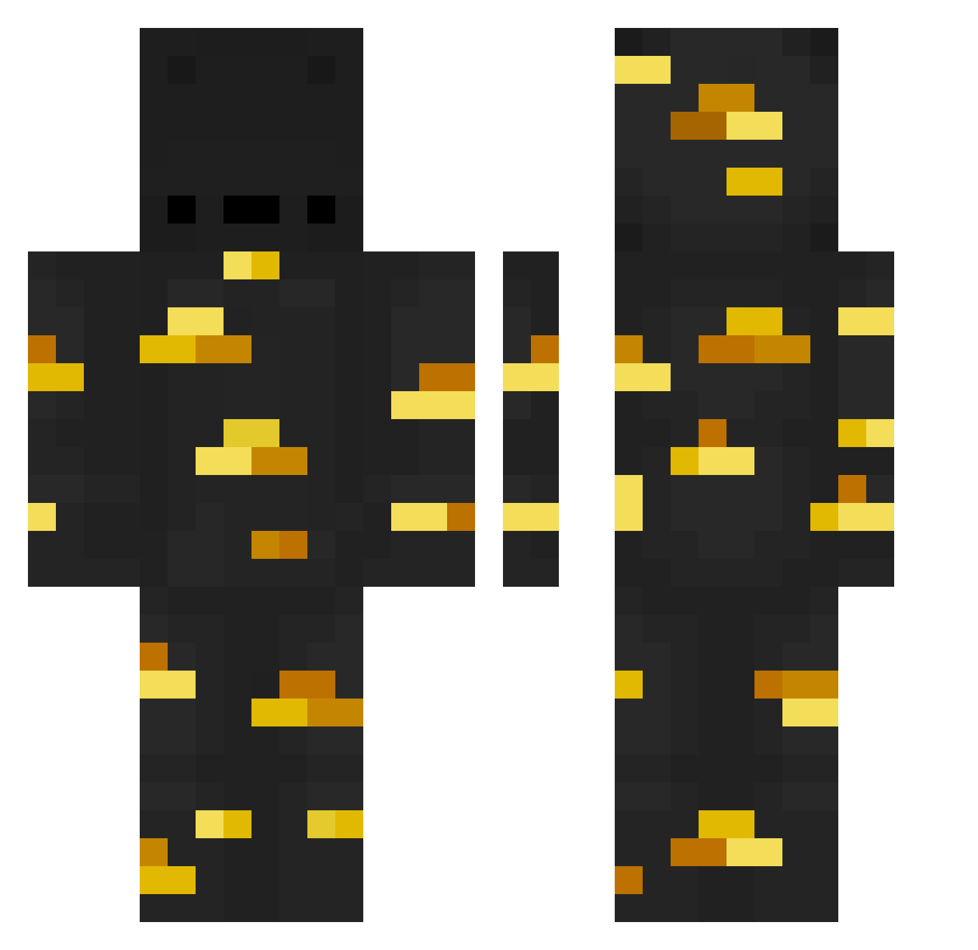 HELIX_Pro523 Minecraft skin, front and back view