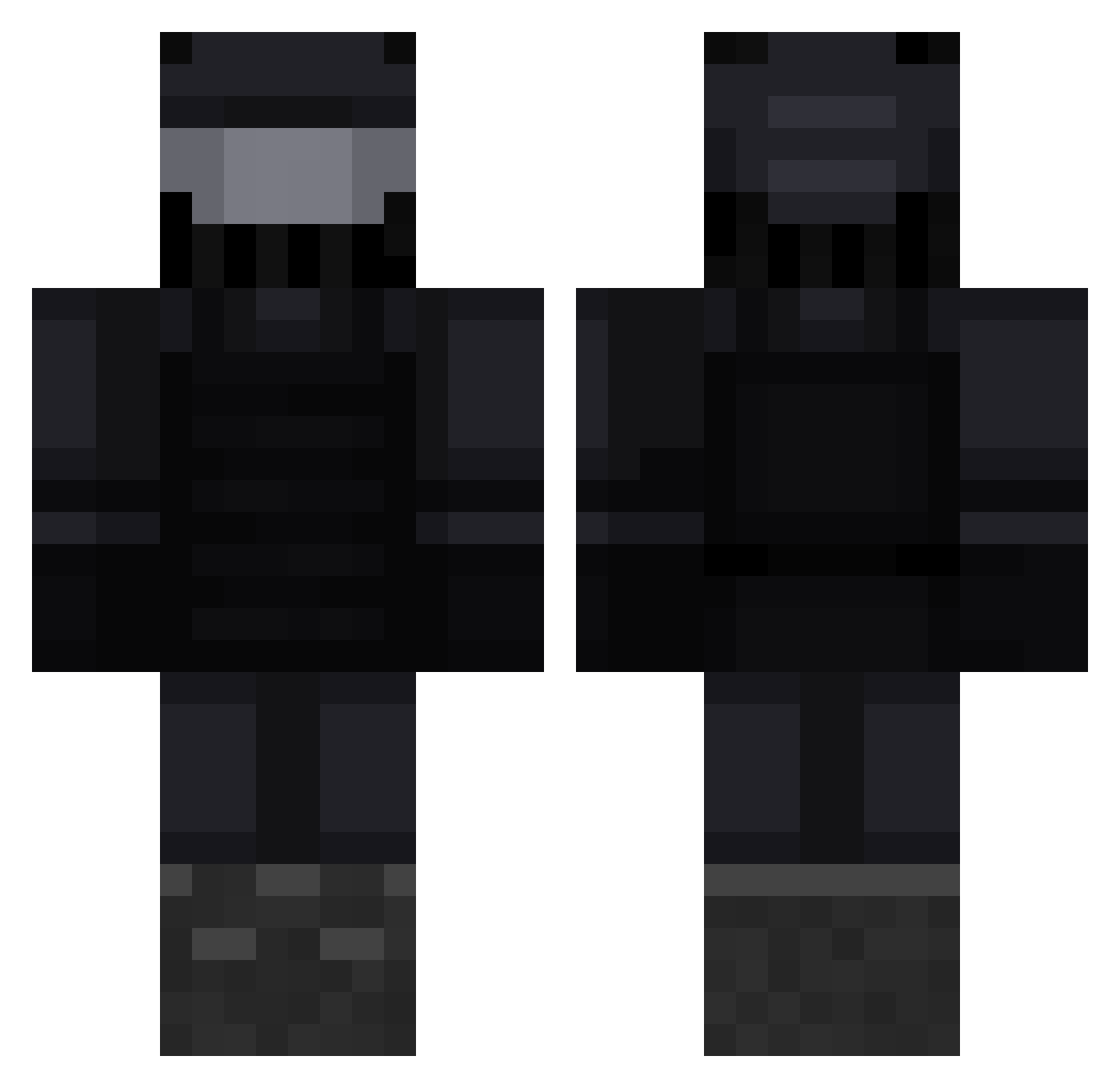 _Dol_ Minecraft skin, front and back view