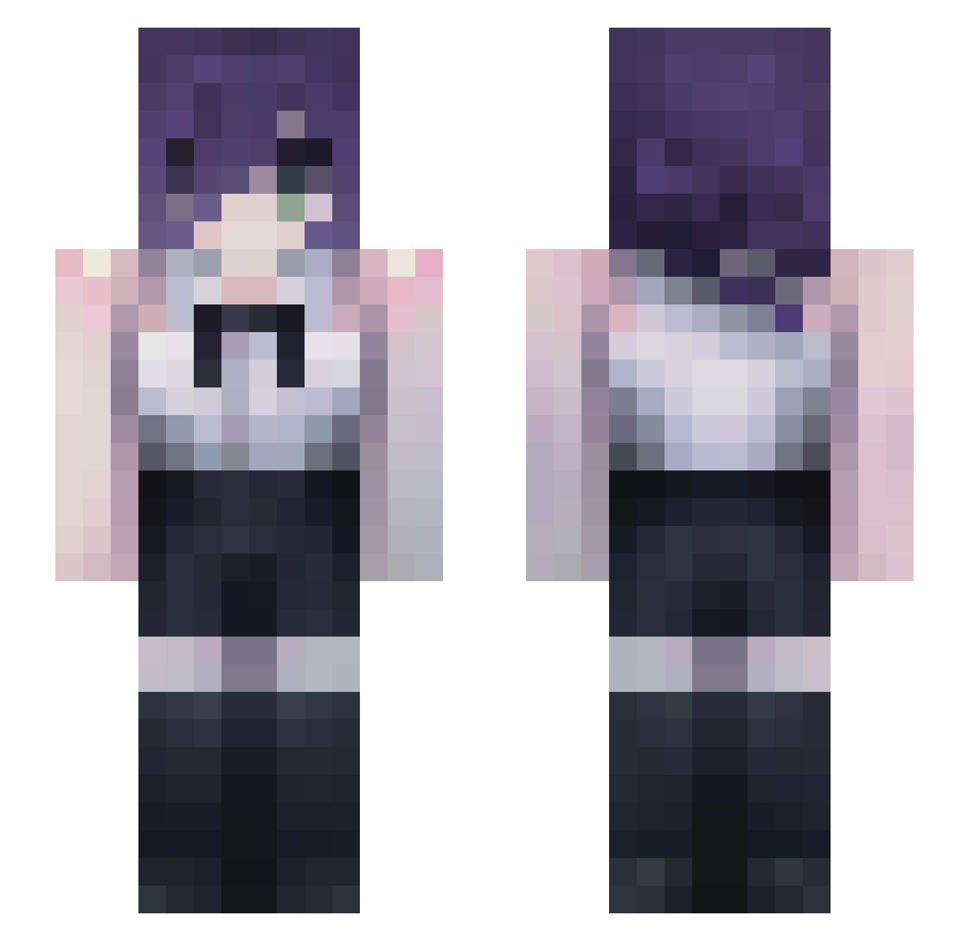 r1nny_ Minecraft skin, front and back view