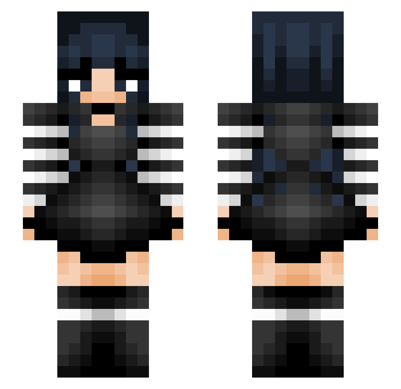 EMRIGOTH Minecraft skin, front and back view