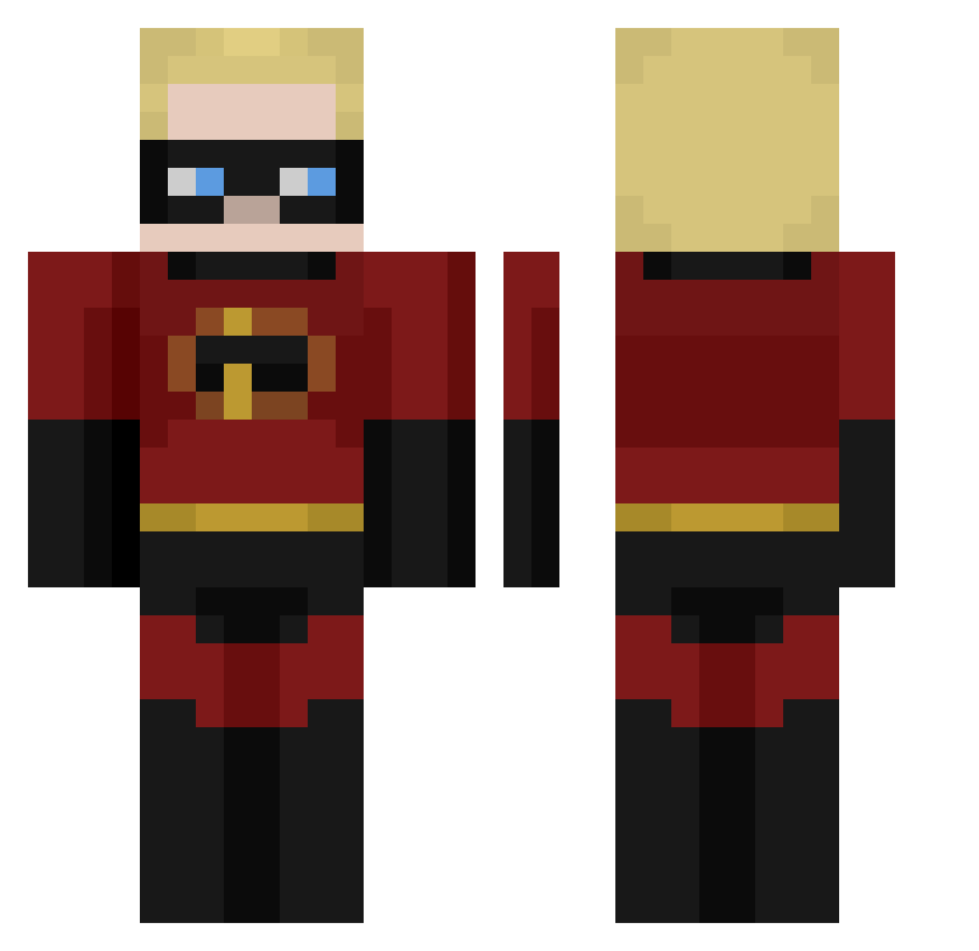 CUBEDgaba - dash parr Minecraft skin
