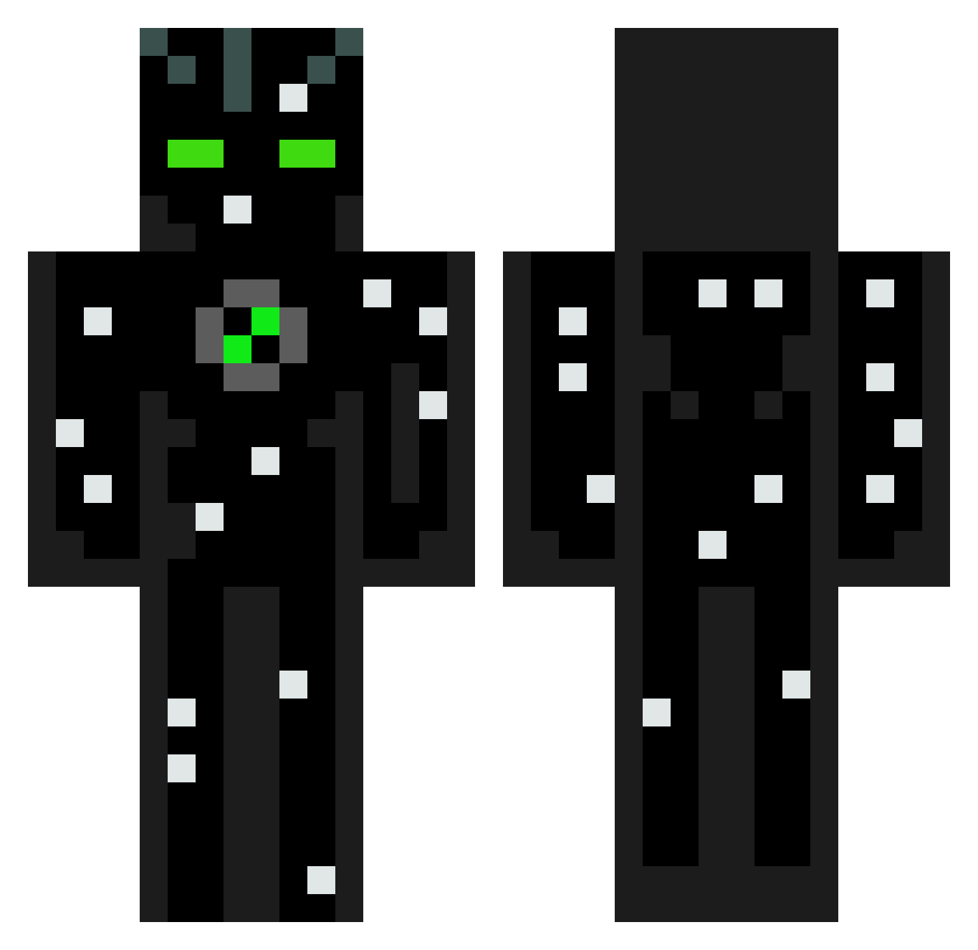_BanditSalman_ Minecraft skin, front and back view