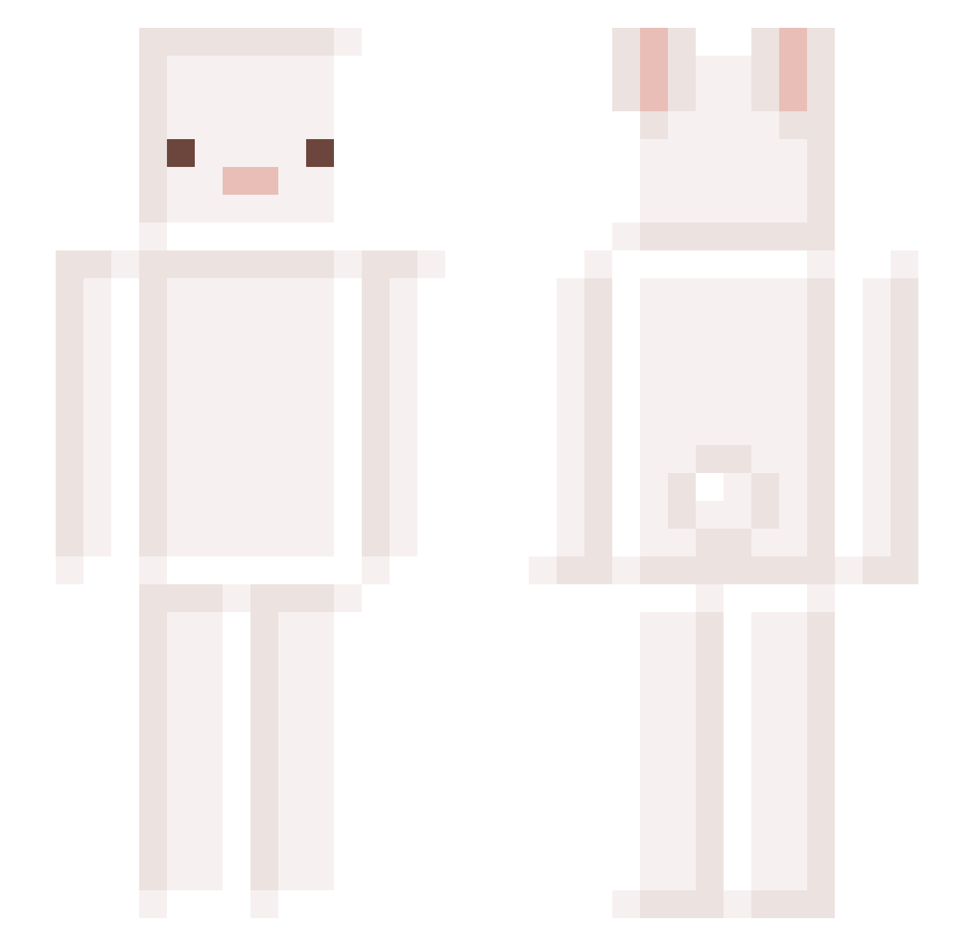 rrlagywjd Minecraft skin, front and back view