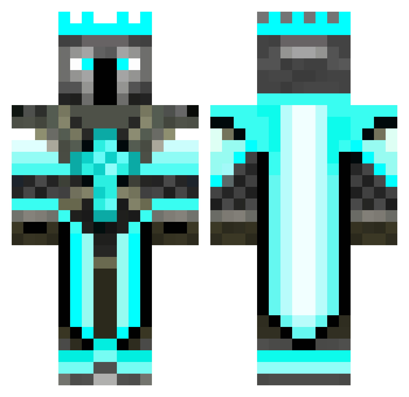 jukon_ Minecraft skin, front and back view