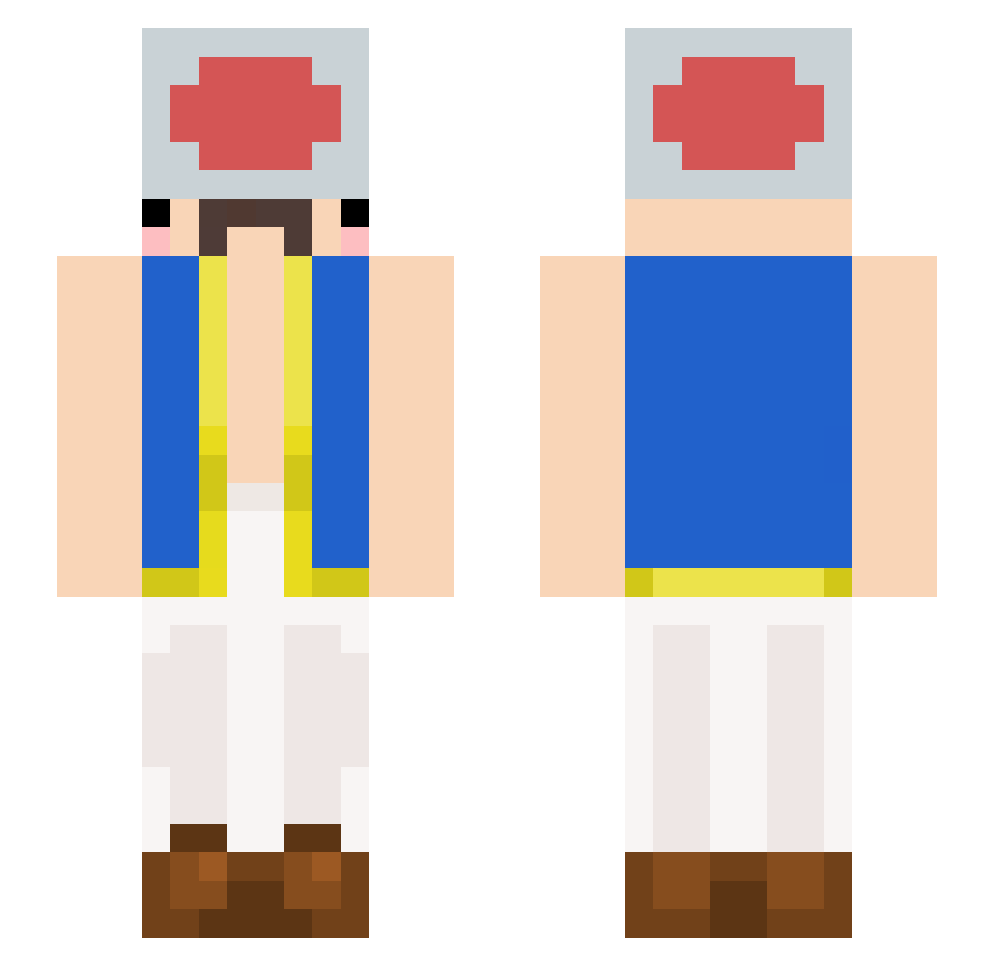Oogway2 Minecraft skin, front and back view