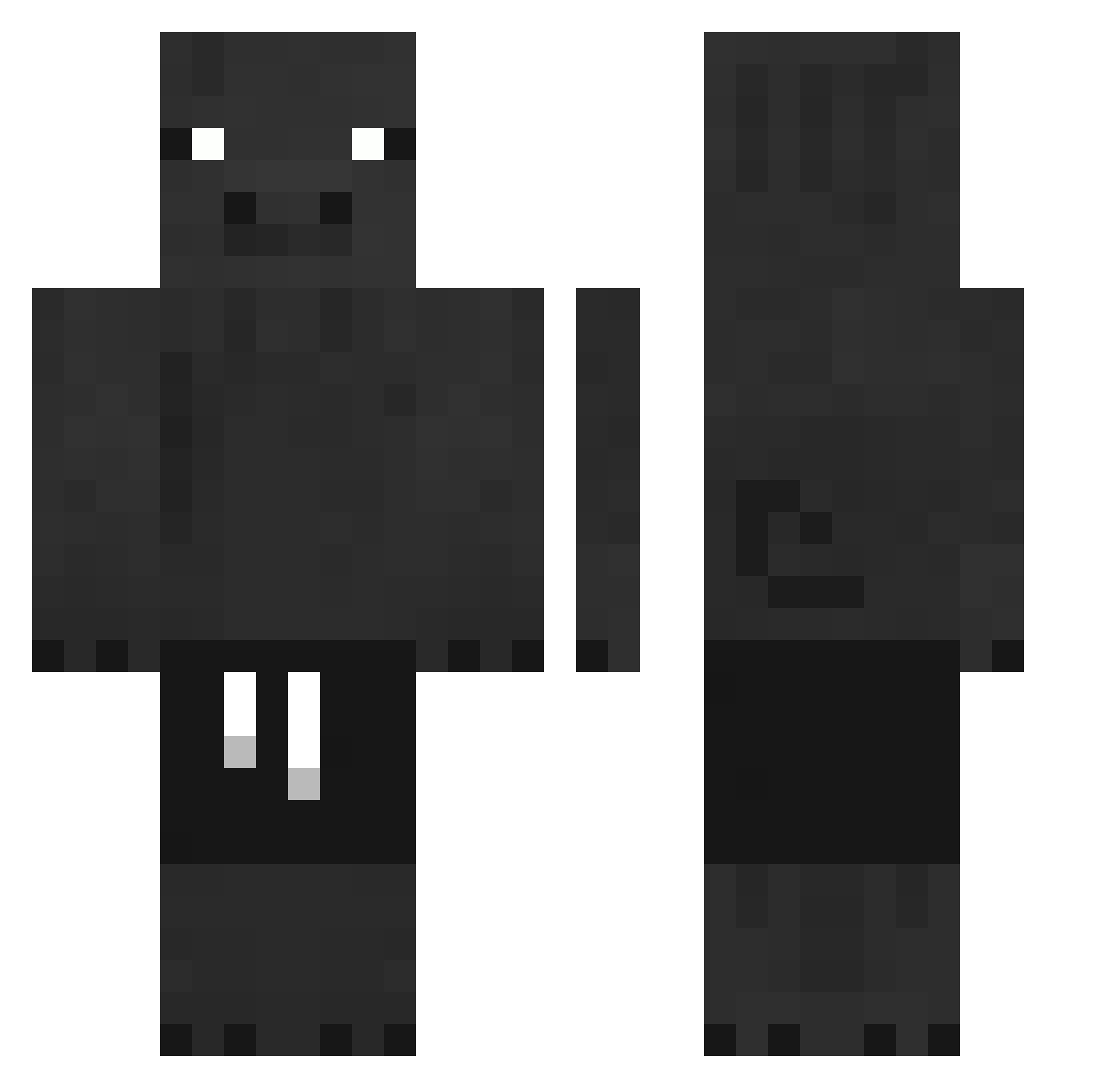 b1ix_ Minecraft skin, front and back view
