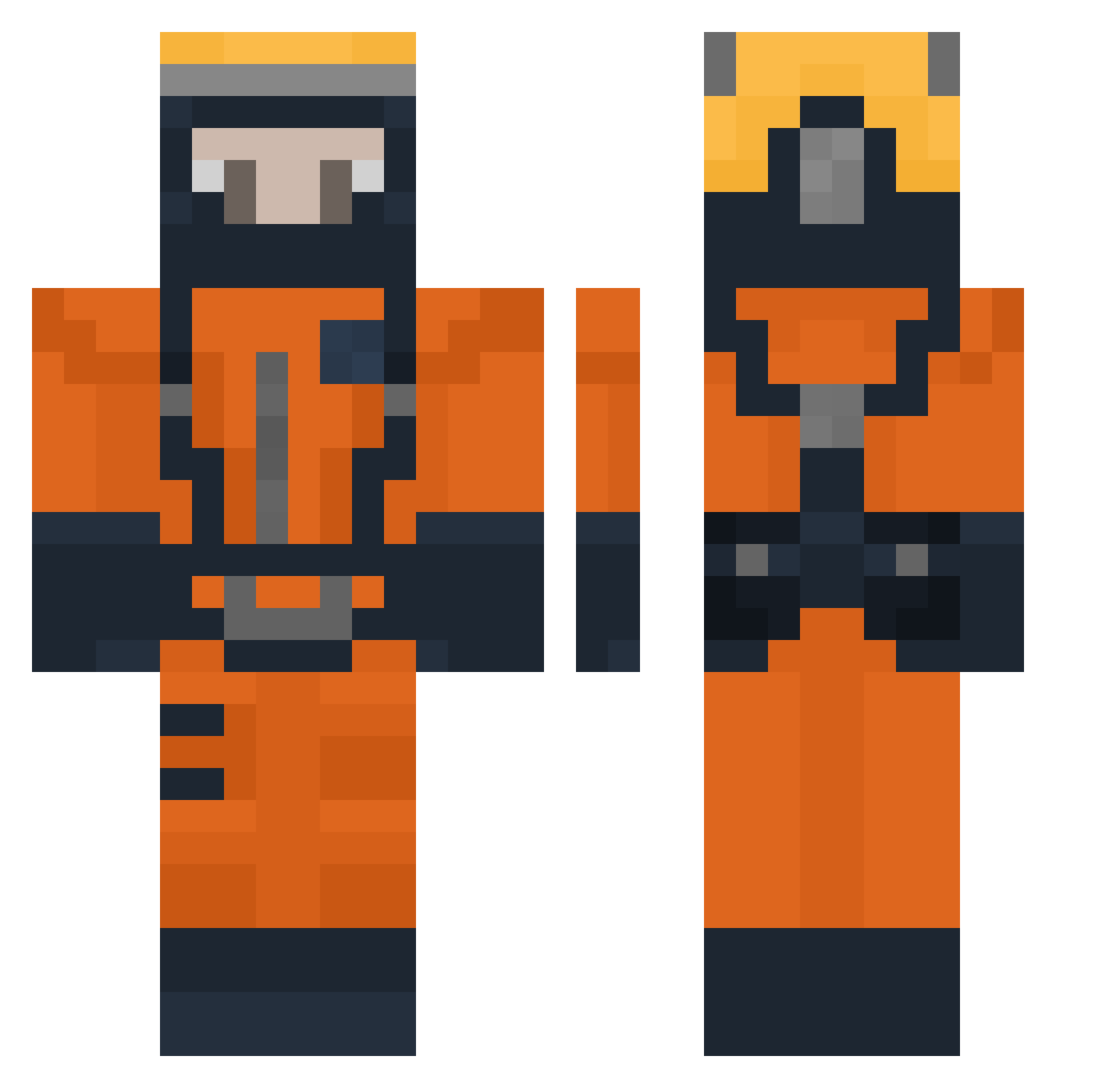genericbob_ Minecraft skin, front and back view