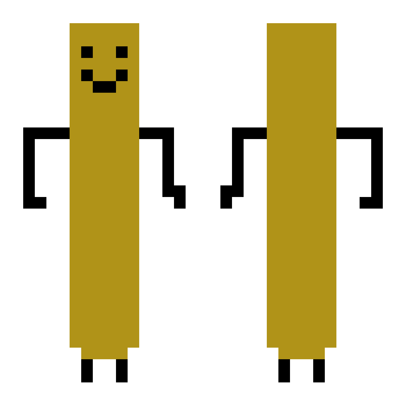 garlicbread273 Minecraft skin, front and back view