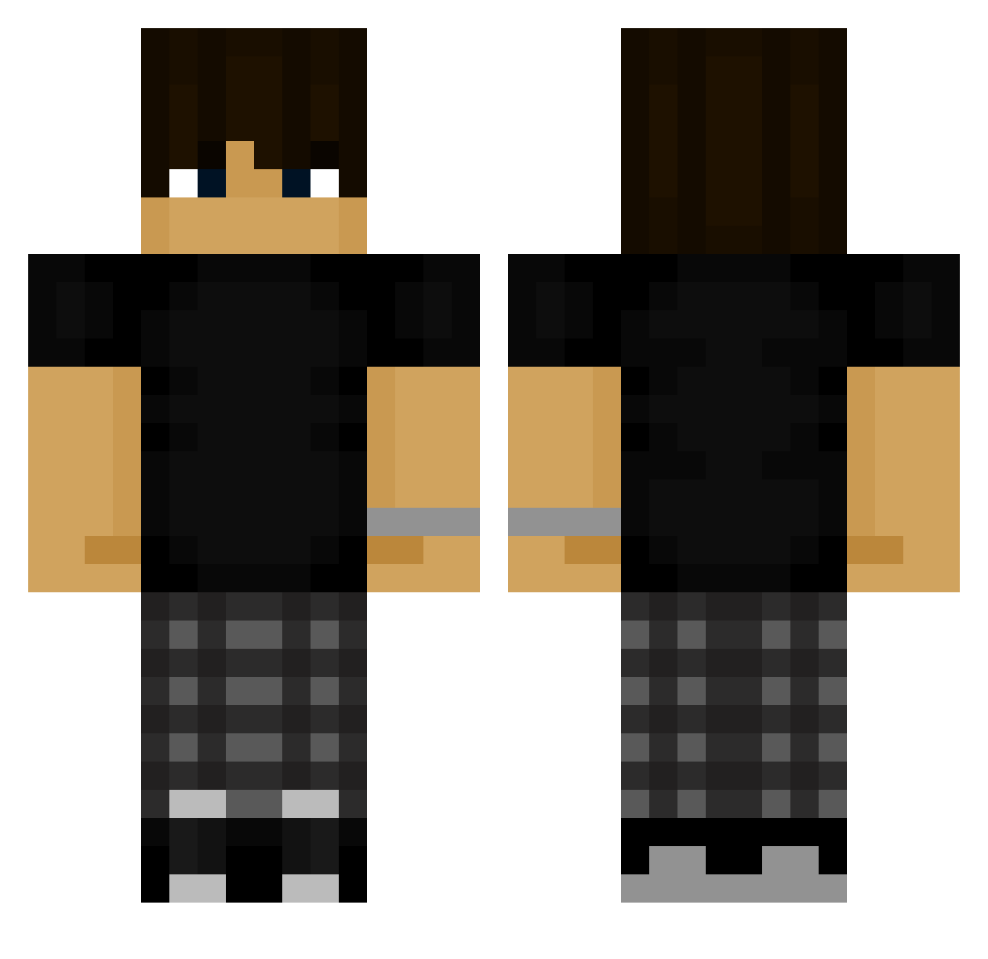 dumboi123 Minecraft skin, front and back view
