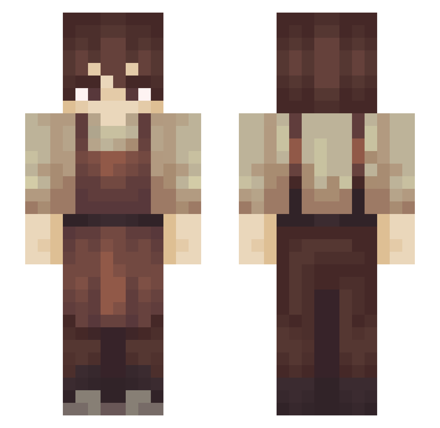 Ophidisan - rustic Minecraft skin