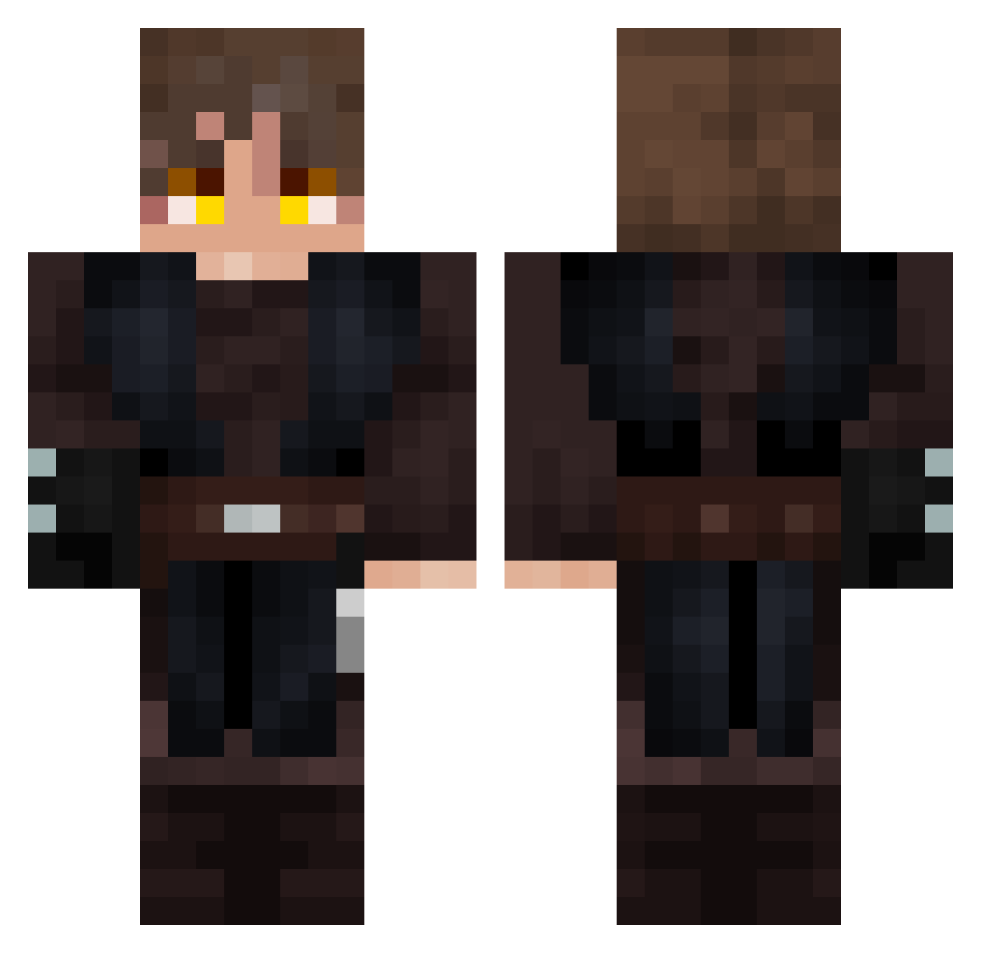 speedyC1 Minecraft skin, front and back view