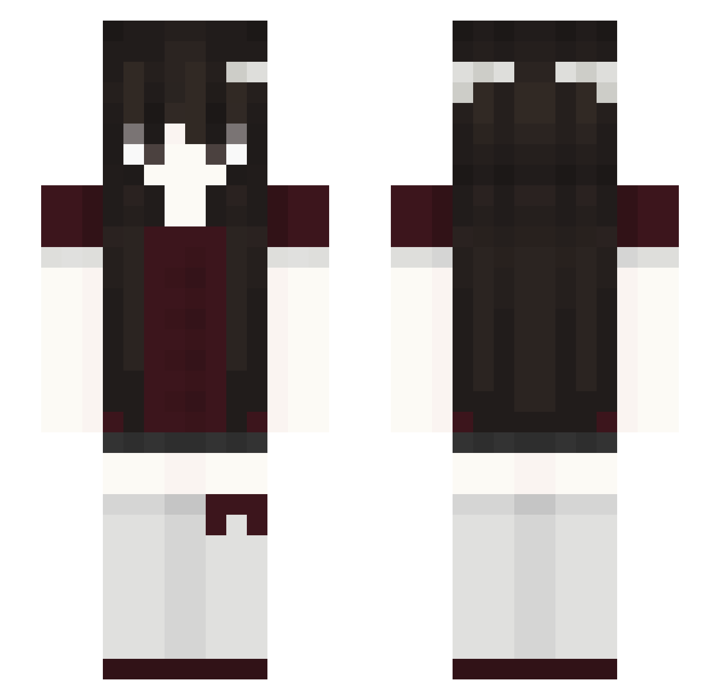 witch_c_c_ Minecraft skin, front and back view