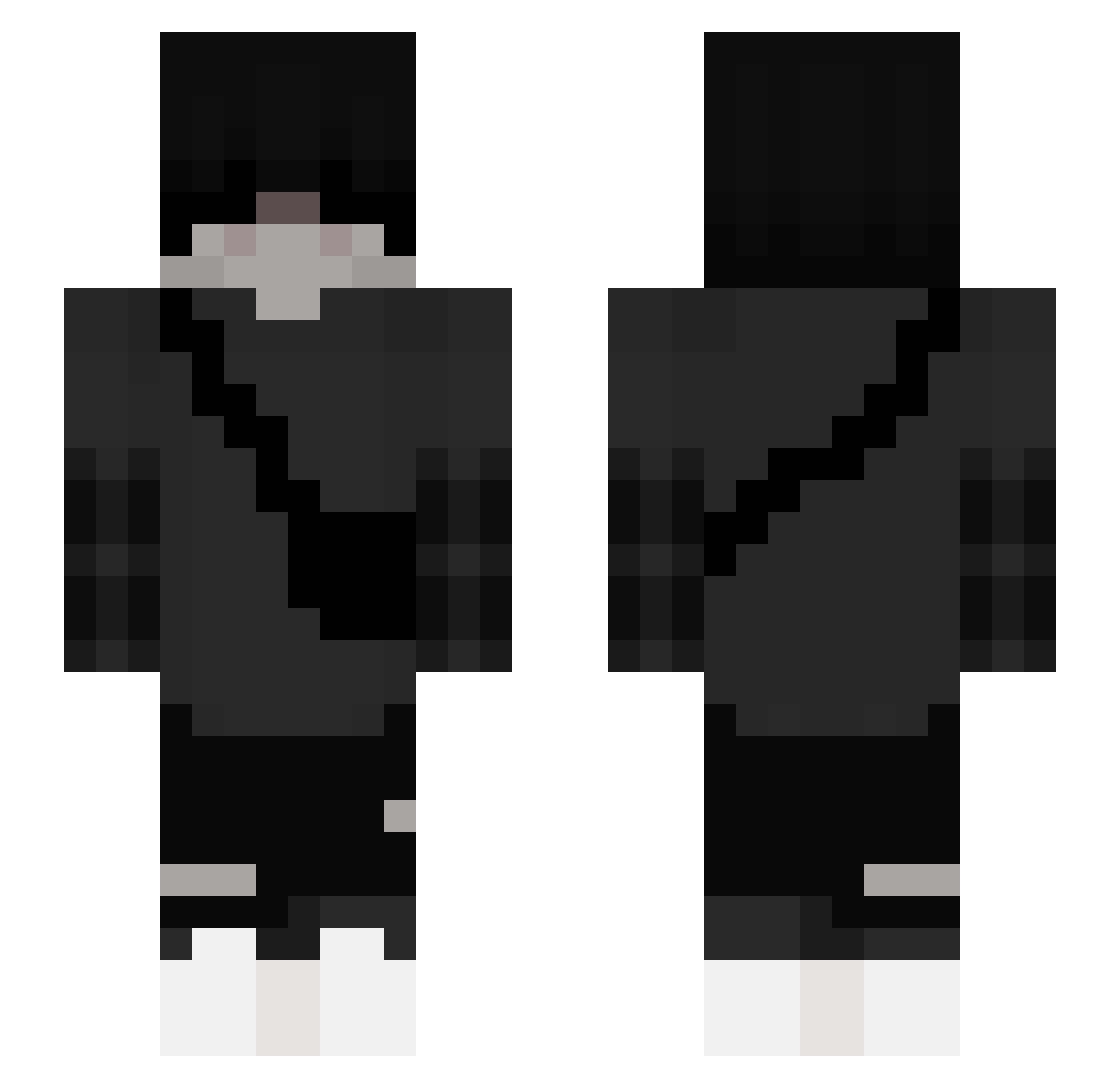 0BANANA_BIG0 Minecraft skin, front and back view