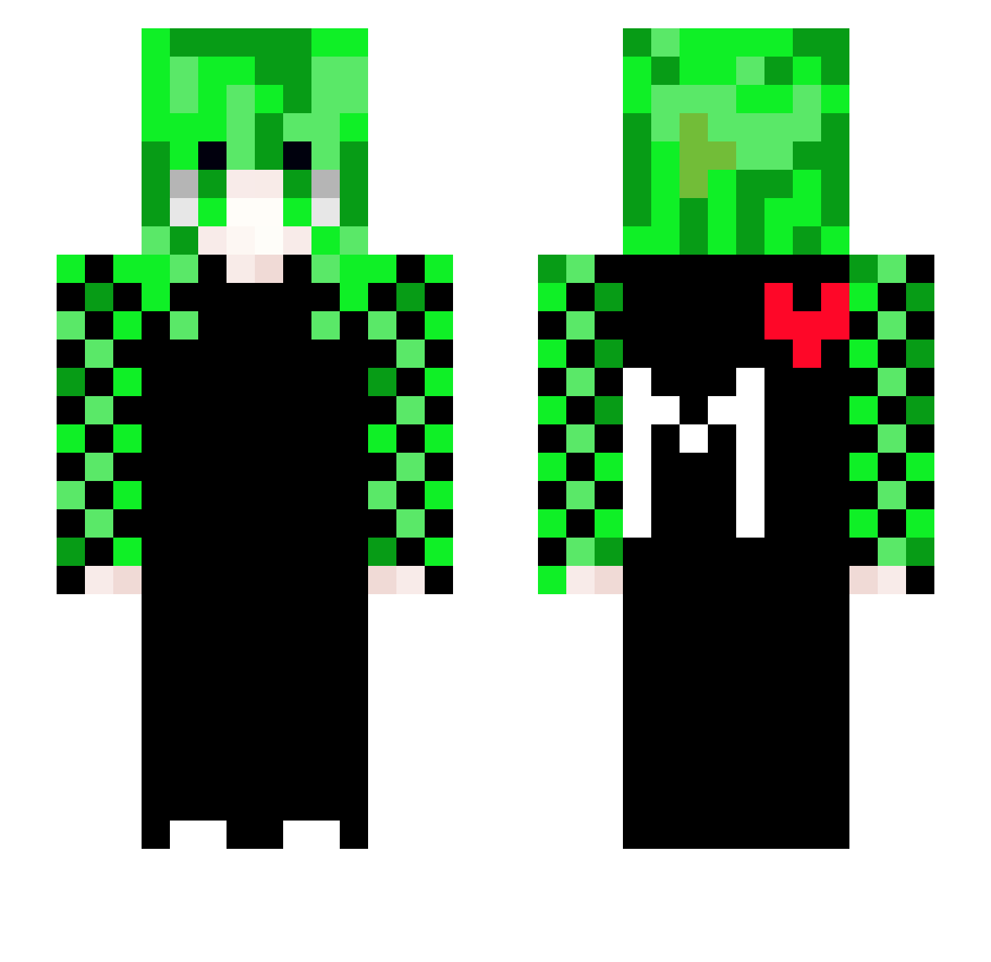 tukitukiii Minecraft skin, front and back view