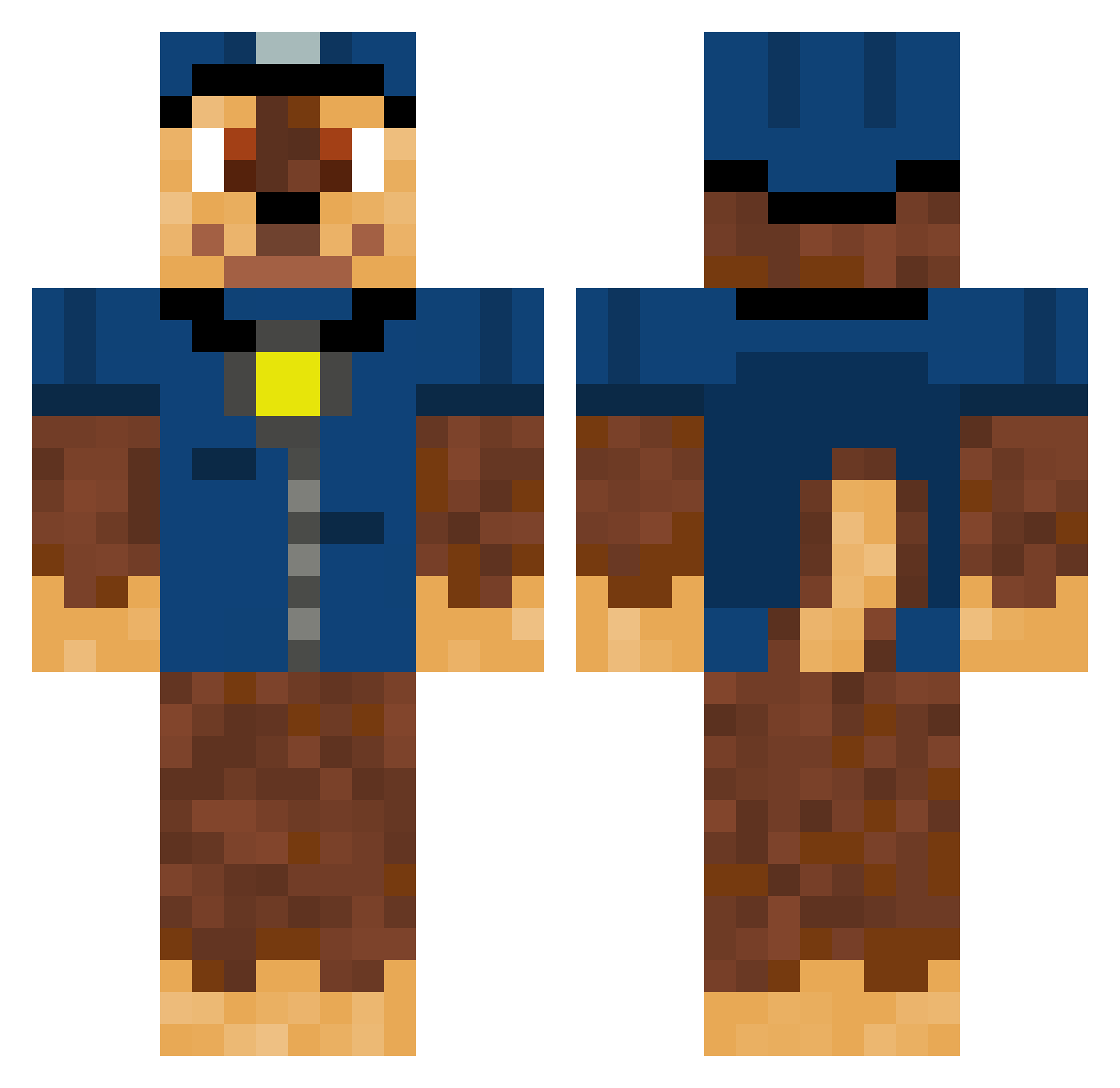 _Vqzm__ Minecraft skin, front and back view