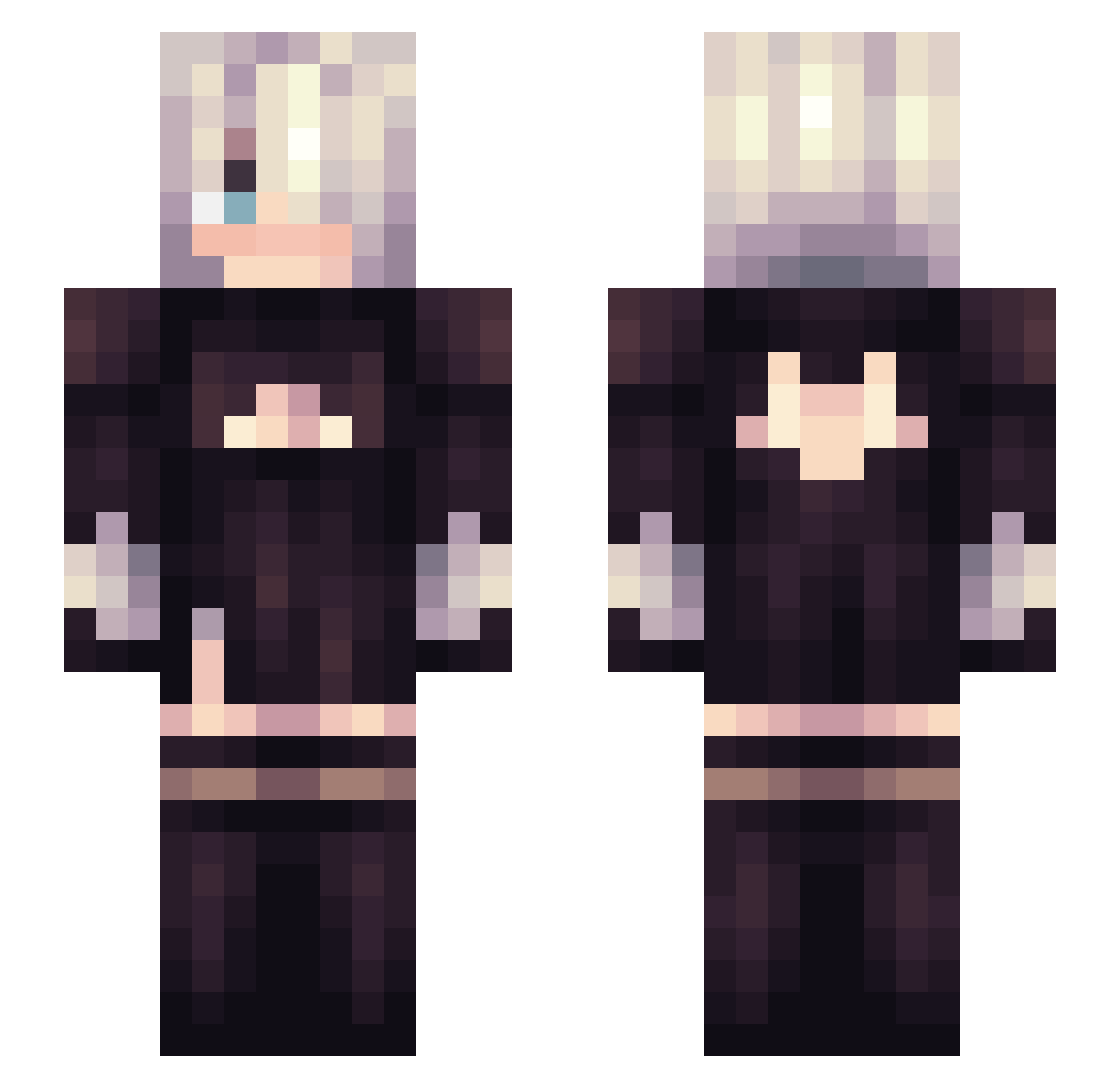 Jim_Tomato Minecraft skin, front and back view