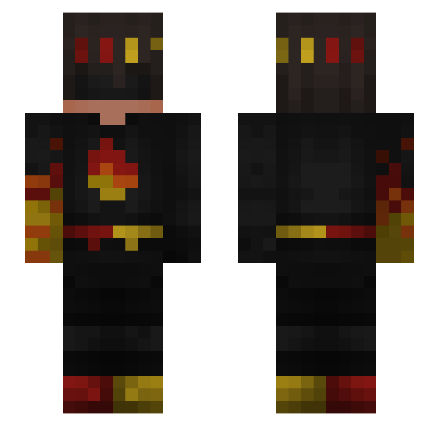 kai123498765 Minecraft skin, front and back view