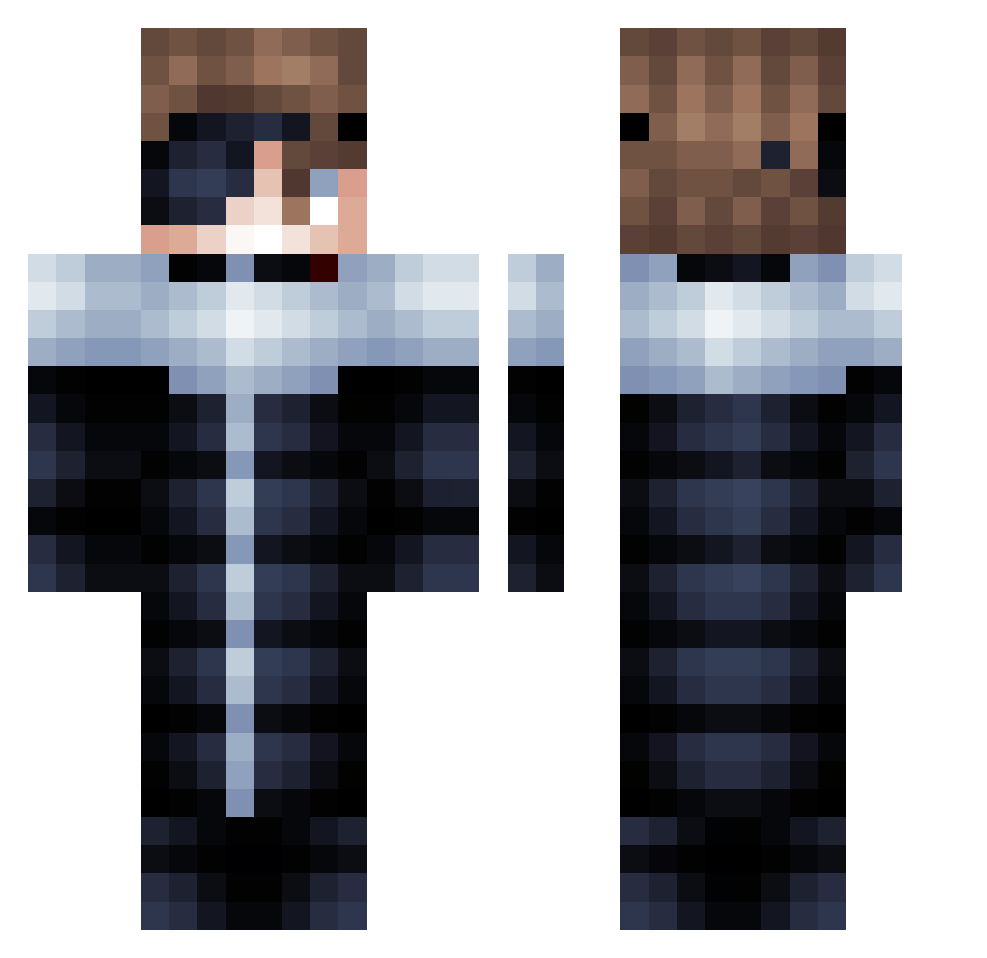 namsh201312 Minecraft skin, front and back view