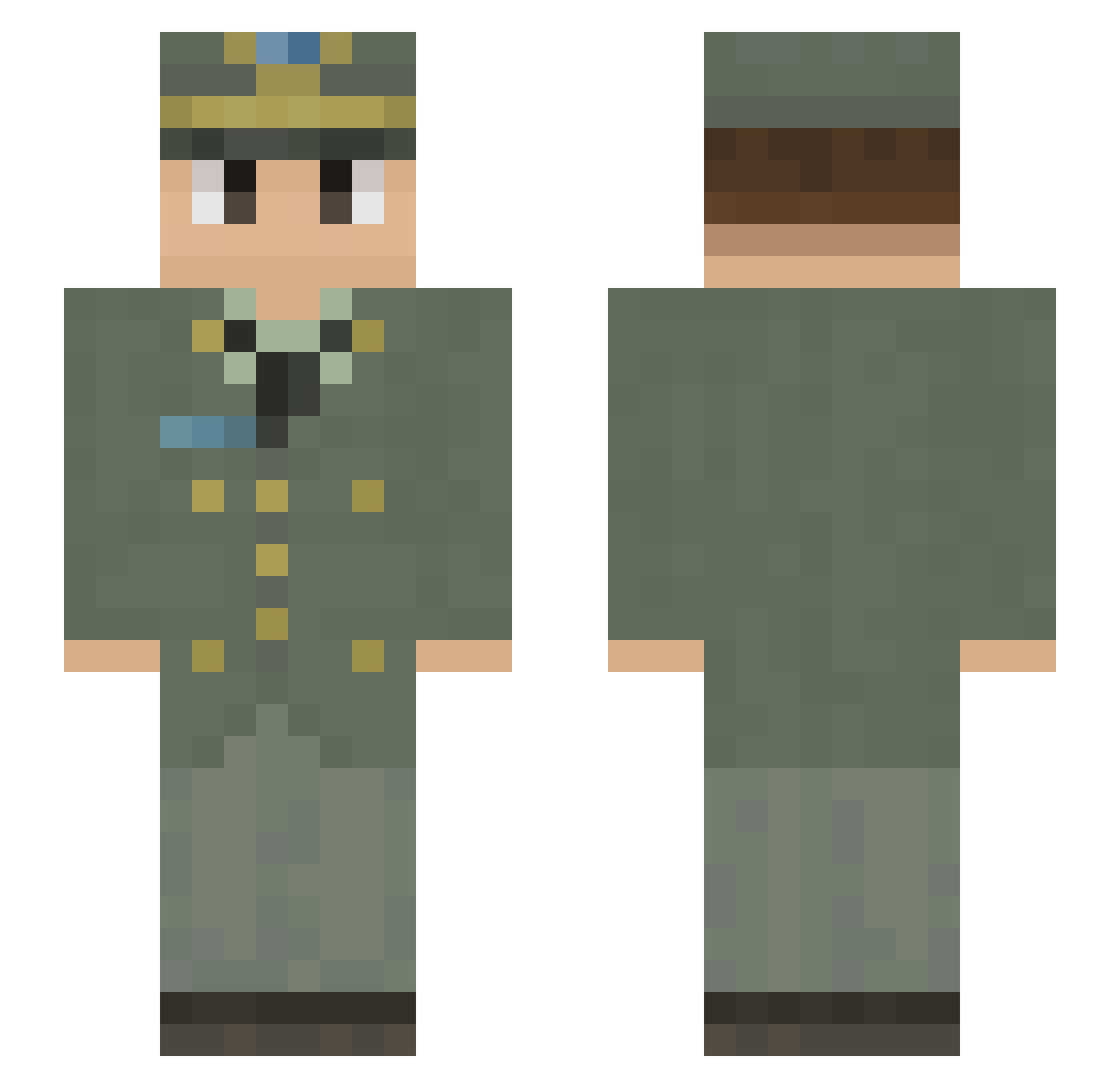 nice_qwq Minecraft skin, front and back view