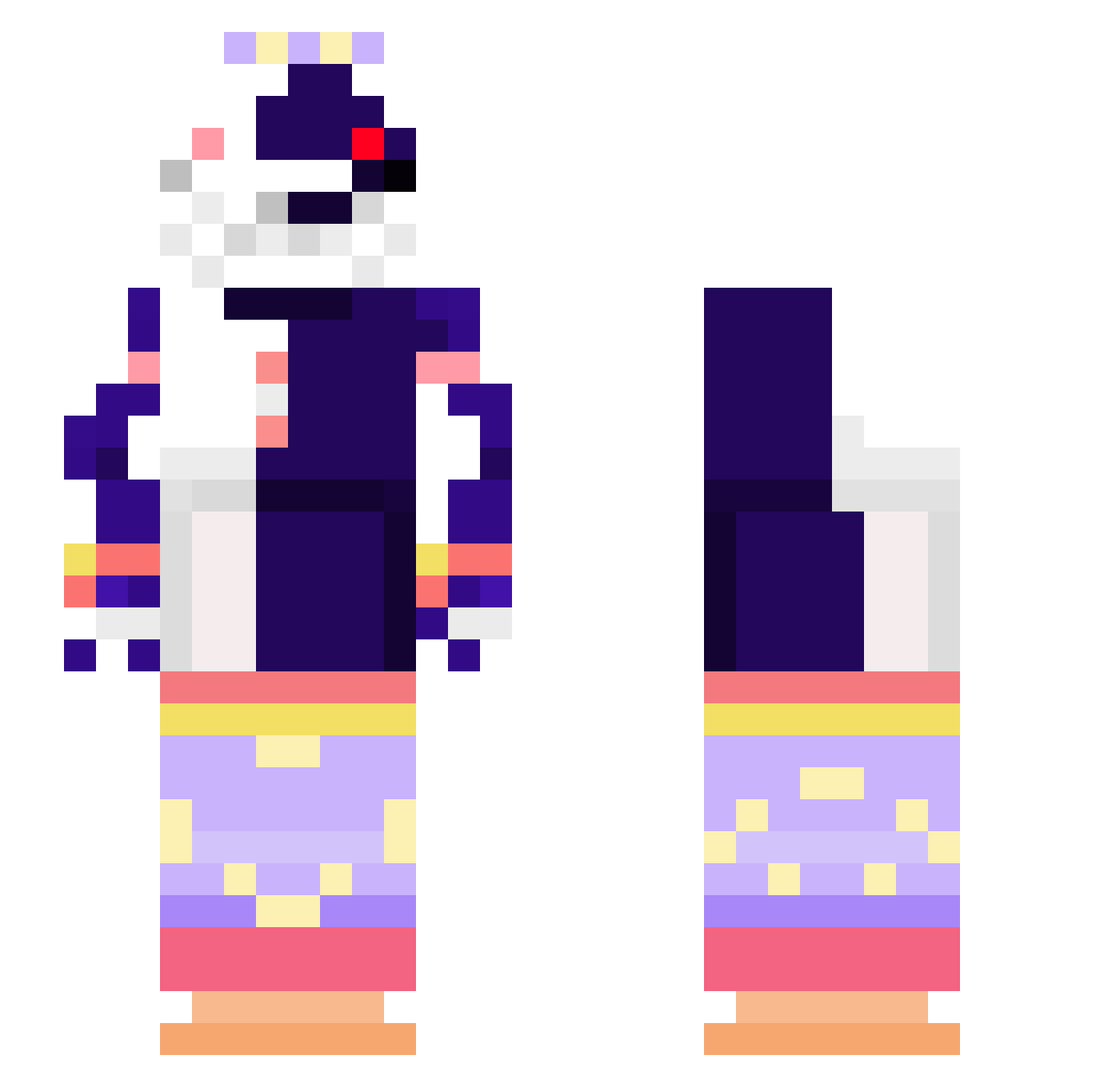 diiiiego Minecraft skin, front and back view