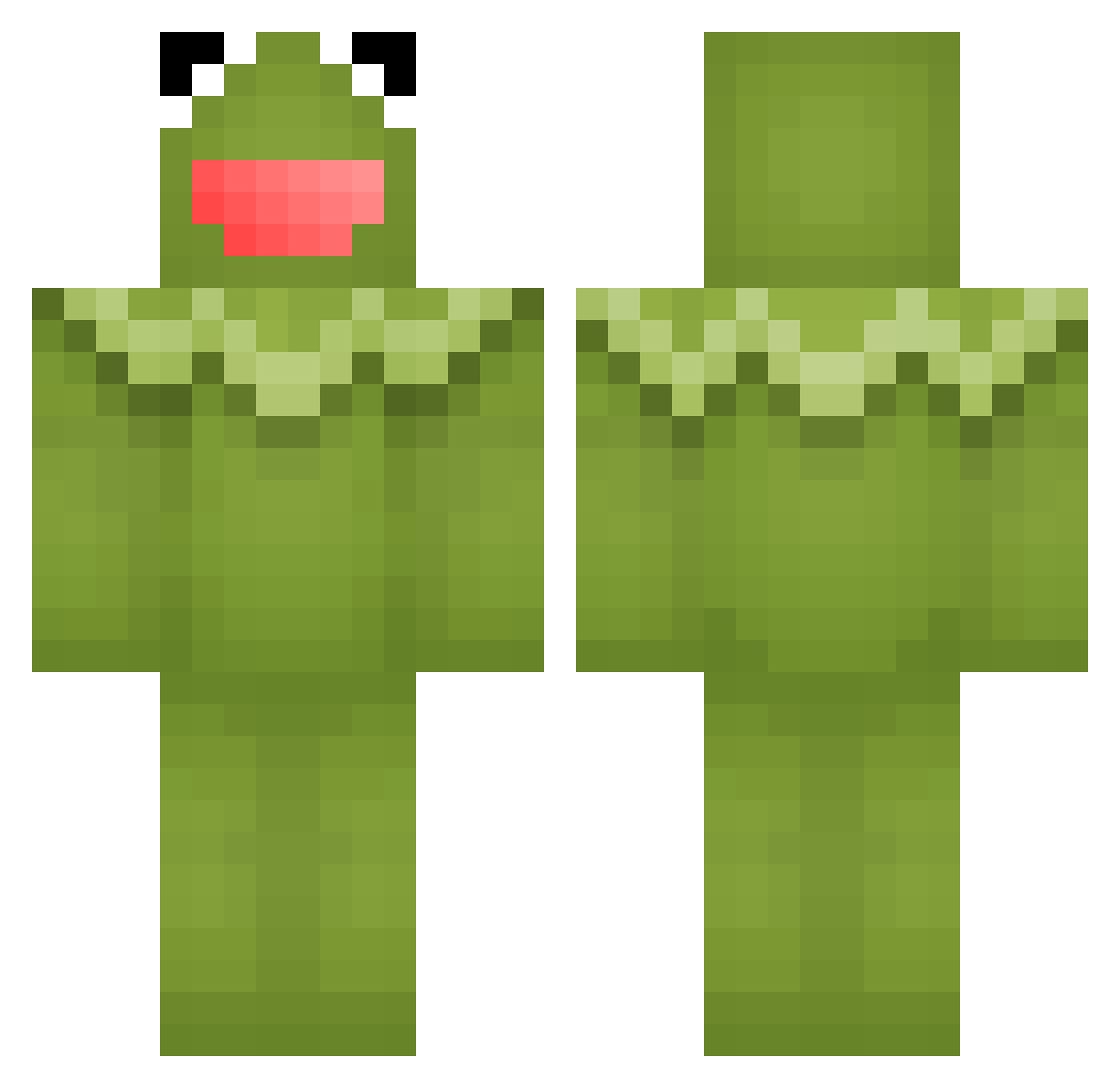 georgec0119 Minecraft skin, front and back view