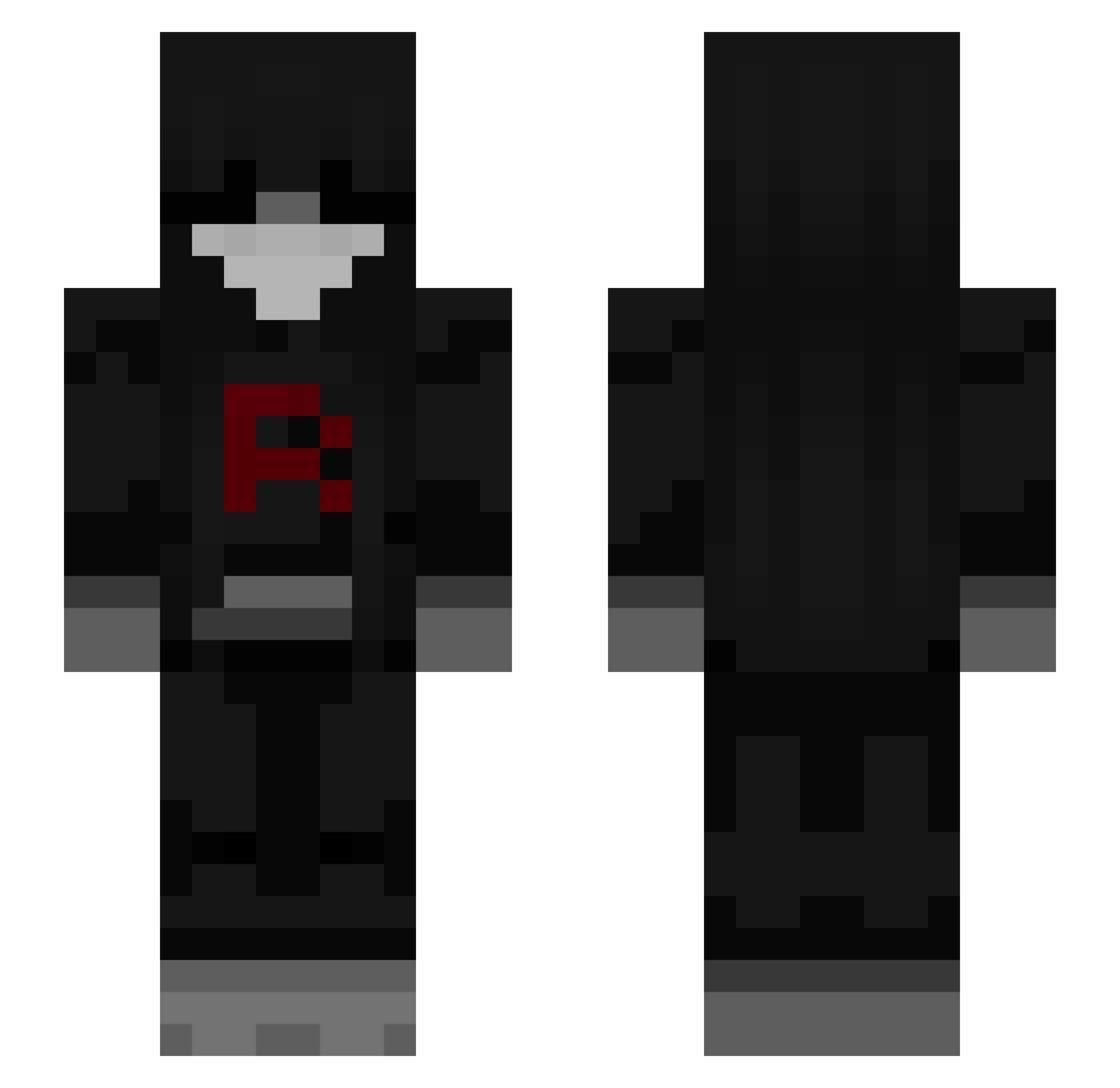 MaraJackson Minecraft skin, front and back view