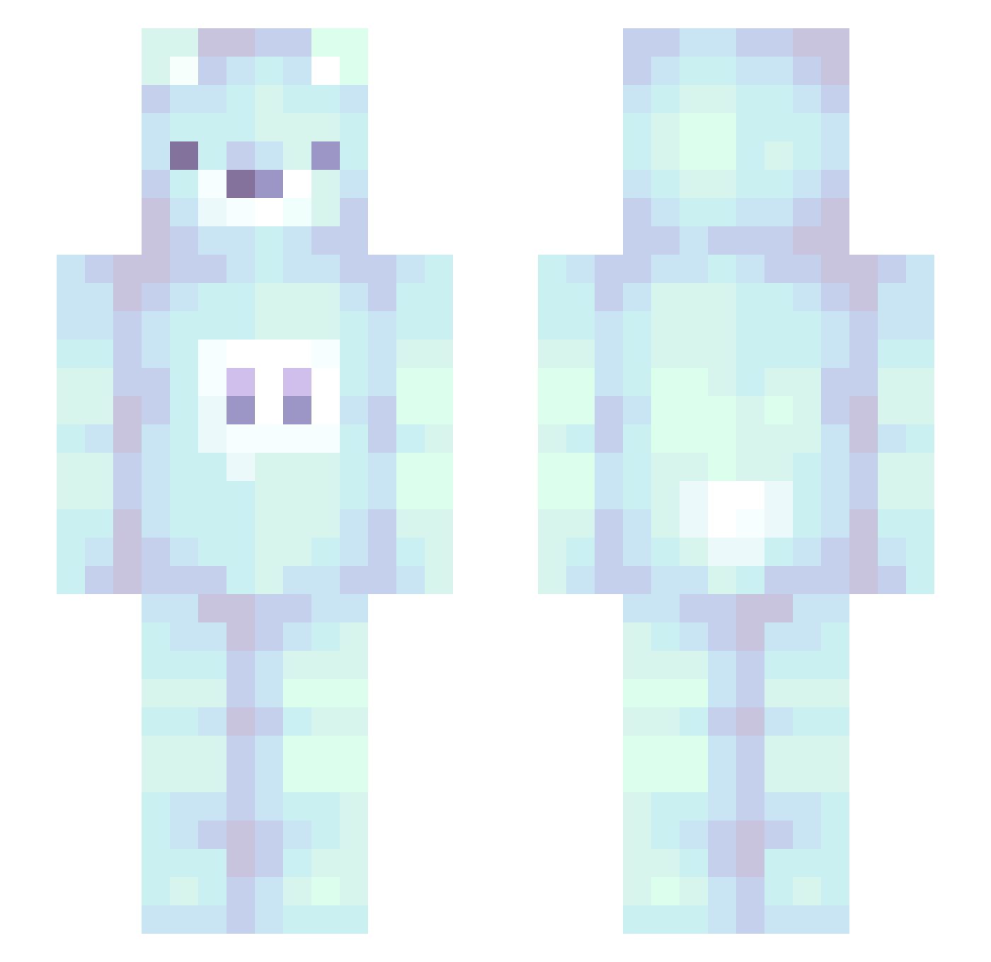 0_ZeRo_Star_ Minecraft skin, front and back view