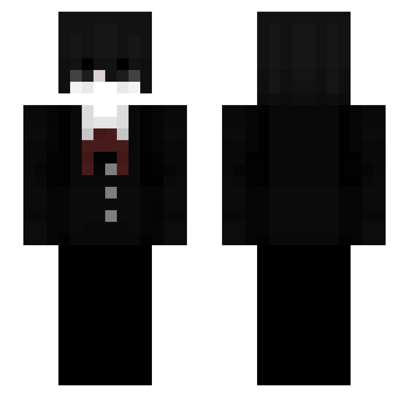 Caprillione20011 Minecraft skin, front and back view
