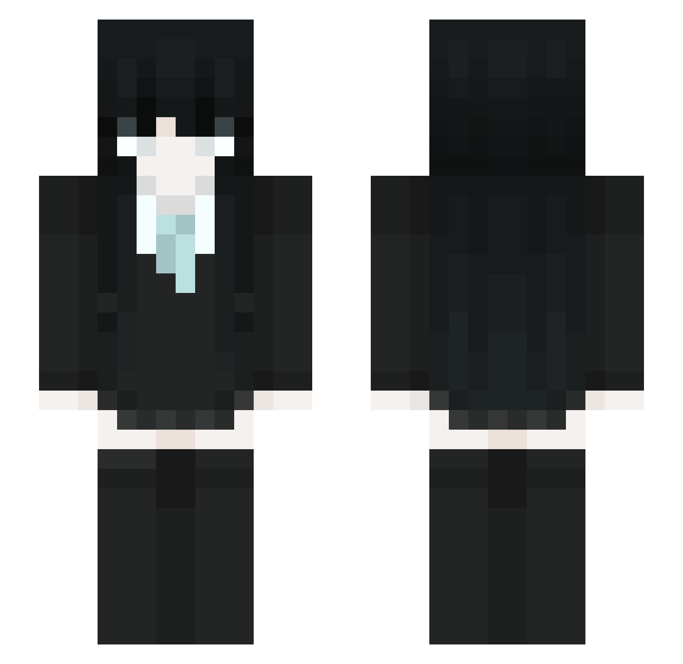 itswinterwtf Minecraft skin, front and back view