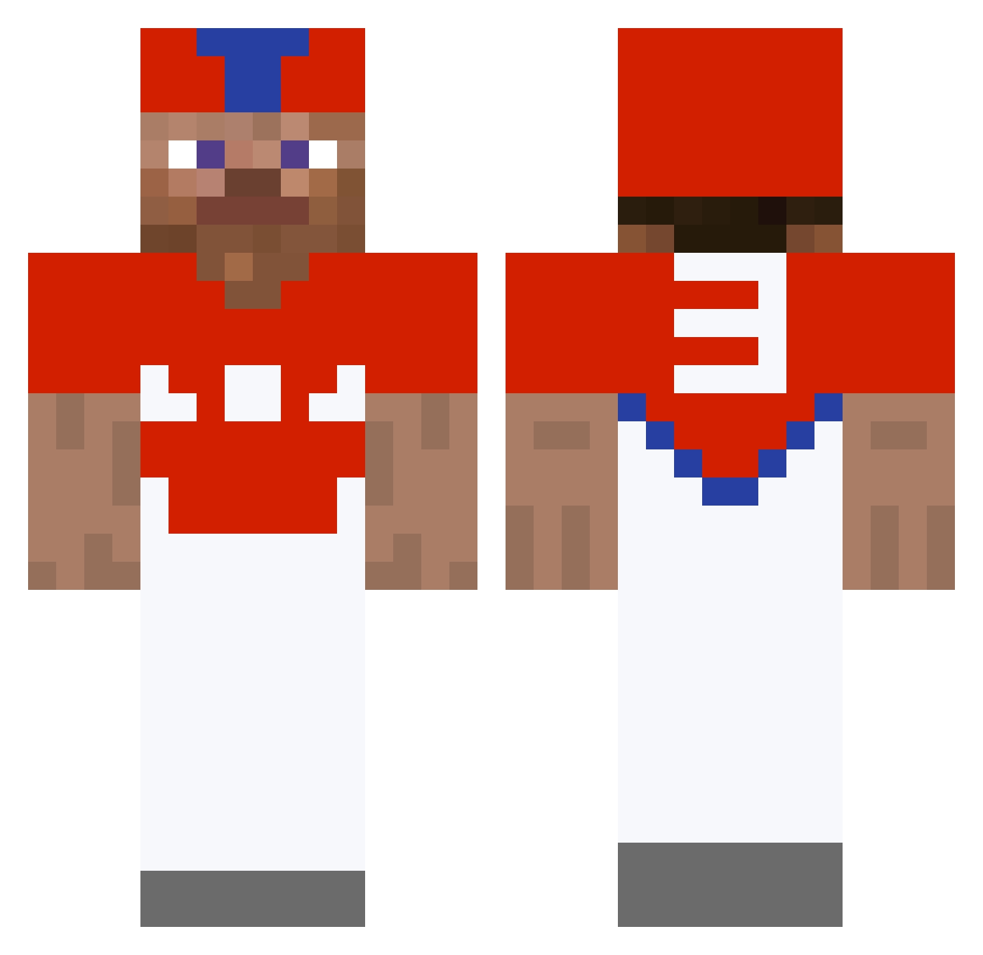 Marseille905 - baseball player Minecraft skin