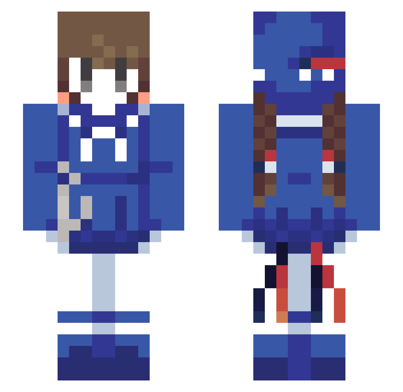 friedfish_271 Minecraft skin, front and back view