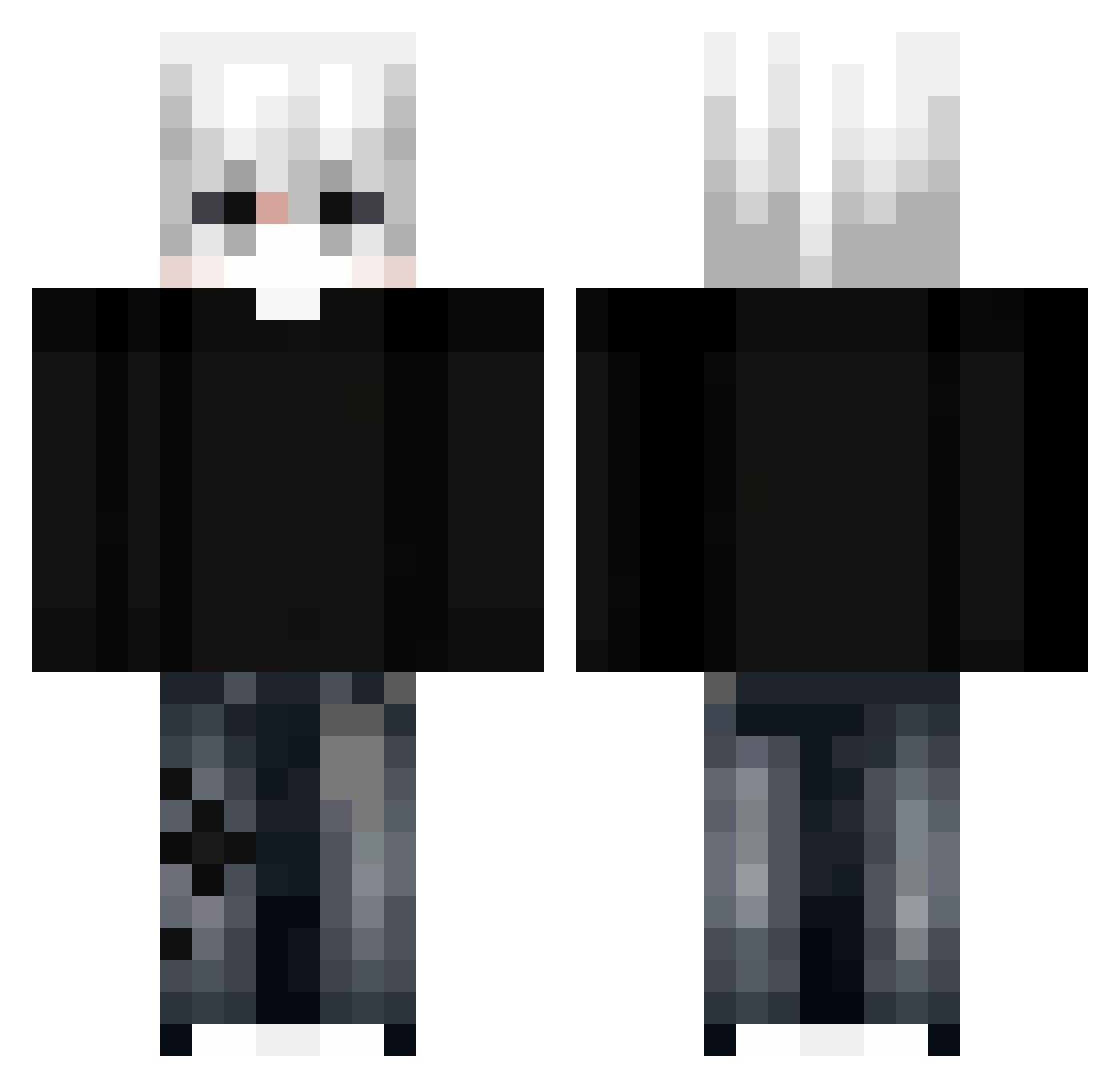 jojo5487 Minecraft skin, front and back view