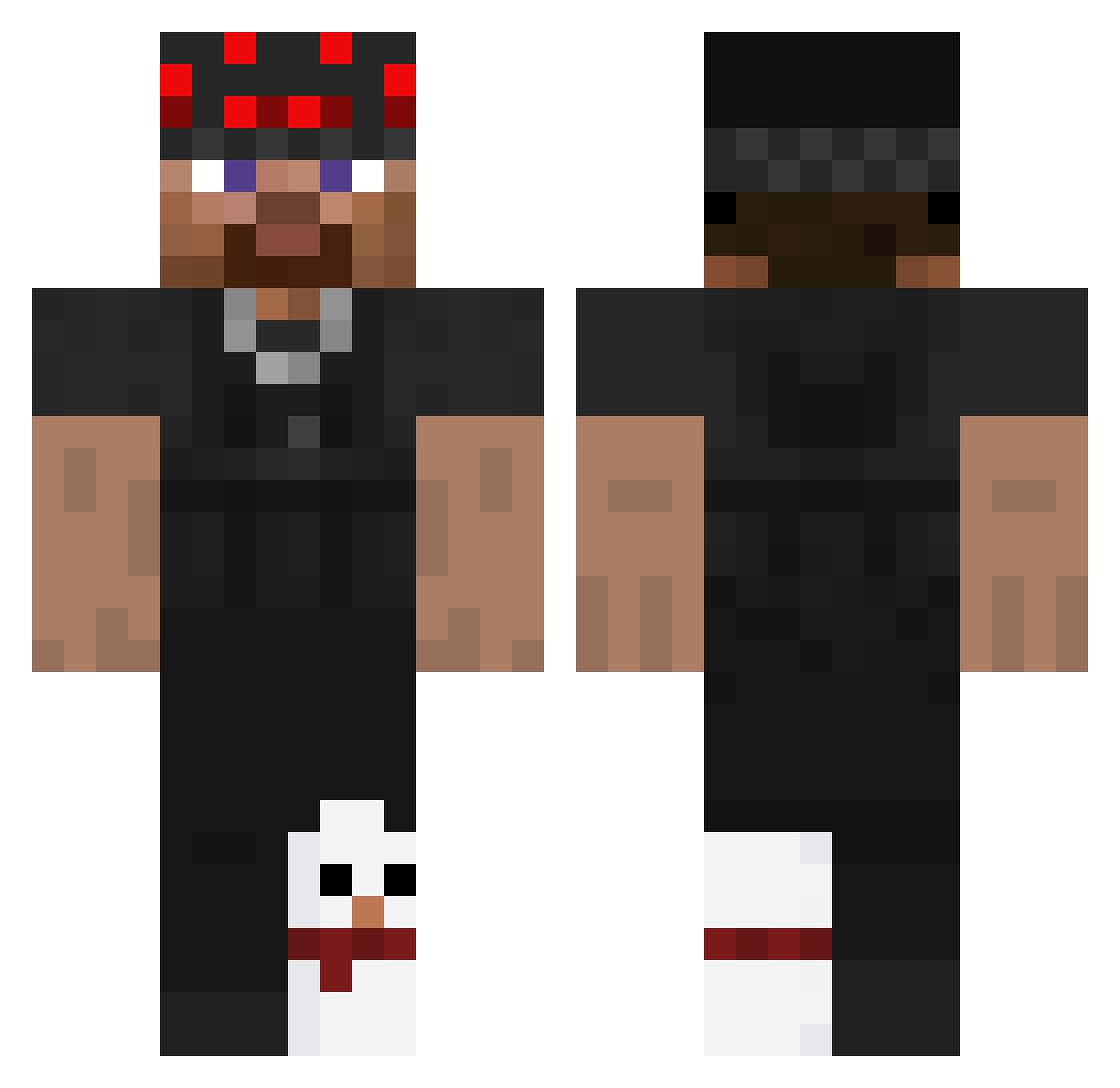 Rattyy_ Minecraft skin, front and back view