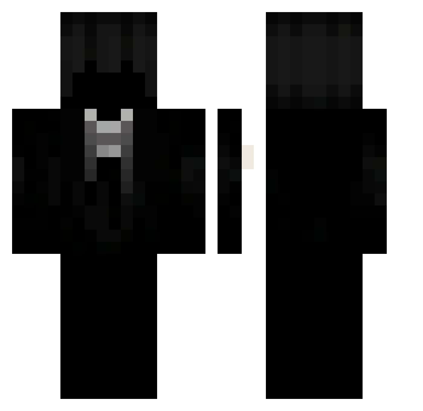 m8nesyy666 Minecraft skin, front and back view