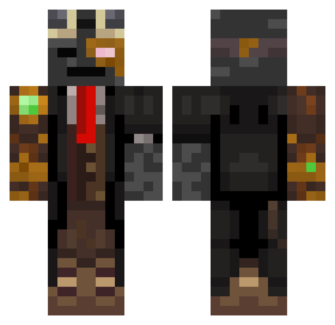 m4r1nh0 Minecraft skin, front and back view