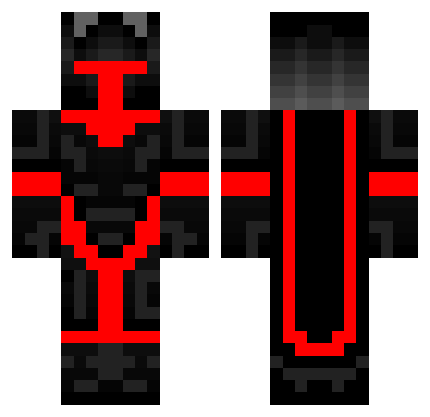 JasonVanStatum Minecraft skin, front and back view