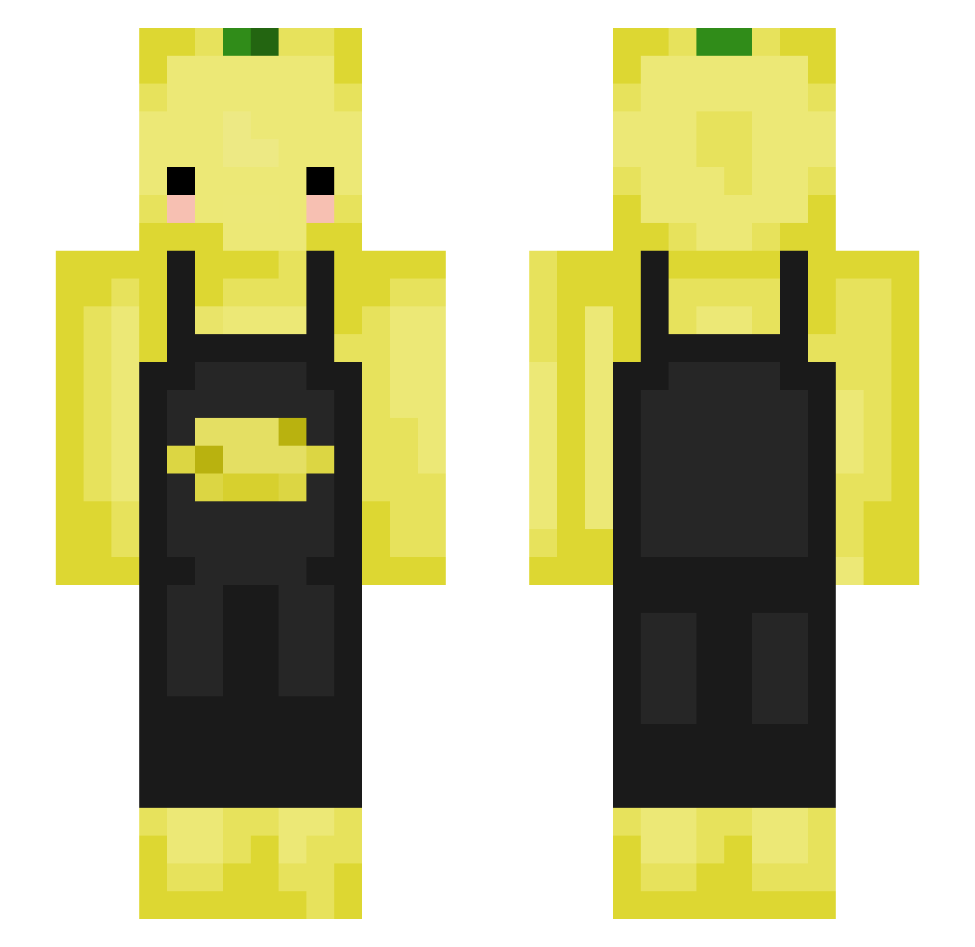 randolff Minecraft skin, front and back view