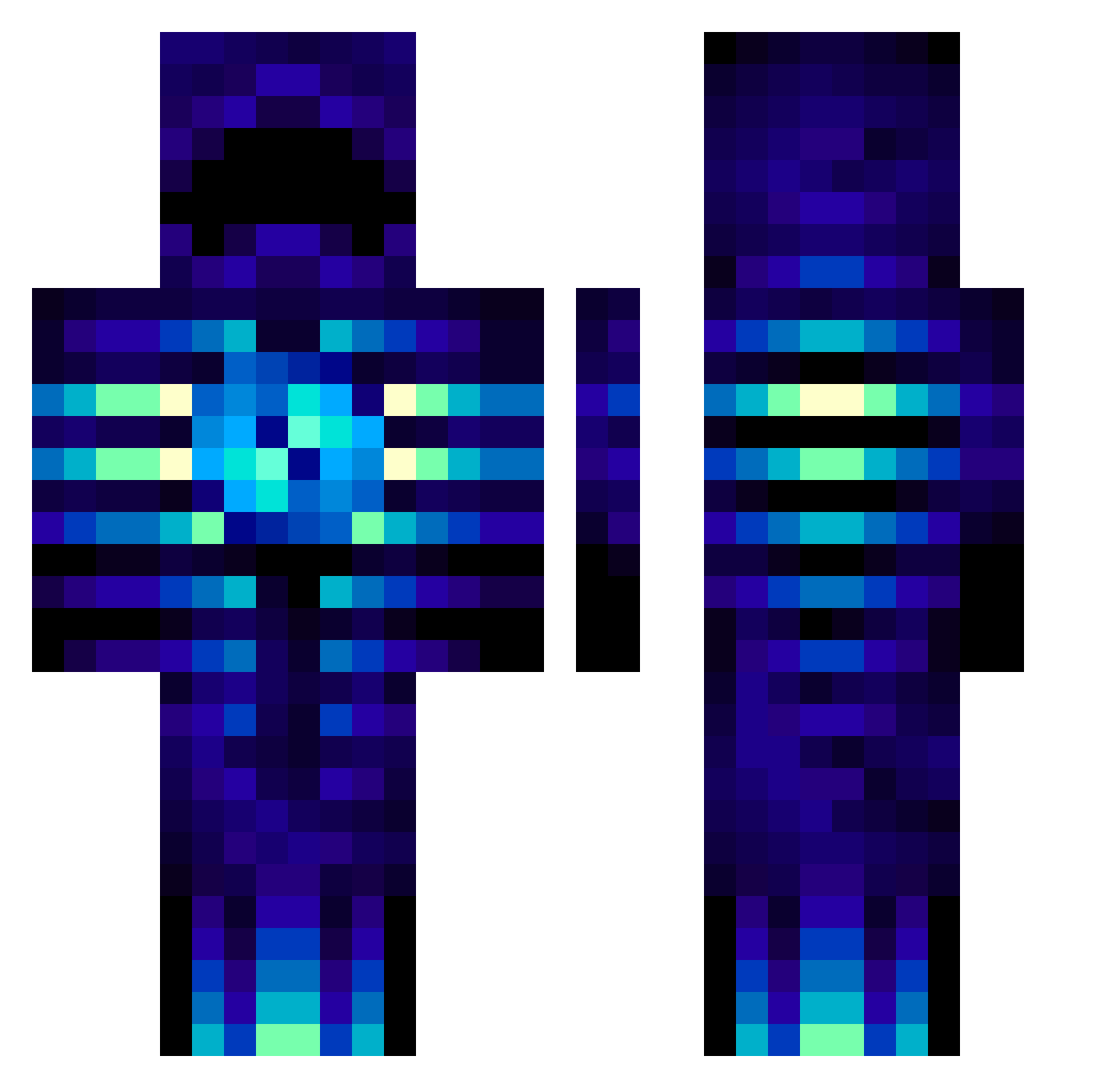 J_Buschkind Minecraft skin, front and back view