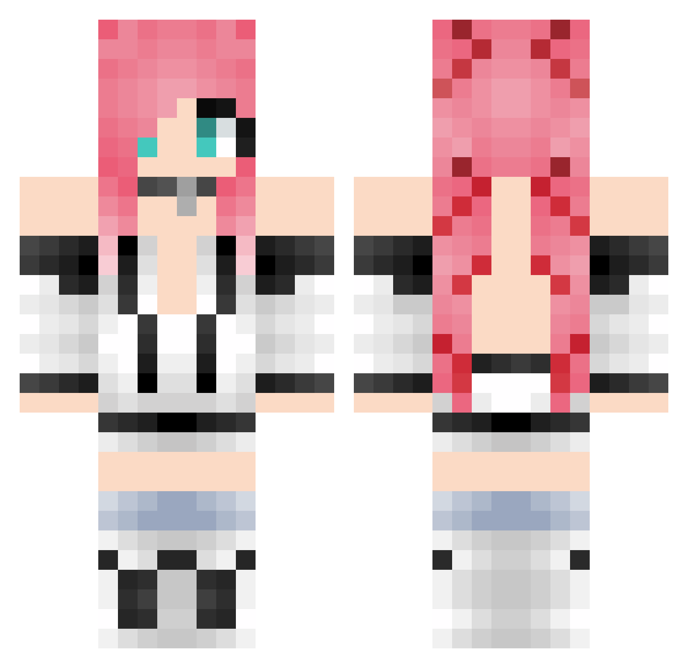 ___Ikaros___ Minecraft skin, front and back view
