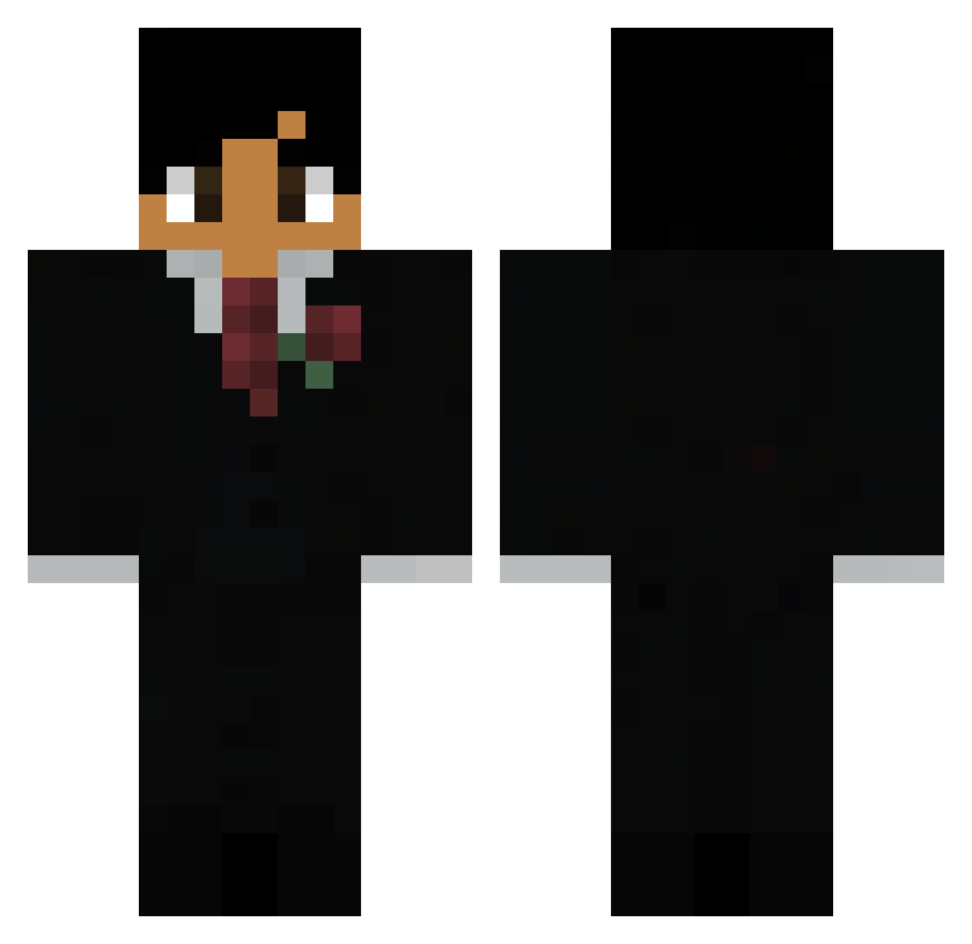 __Erion__ Minecraft skin, front and back view